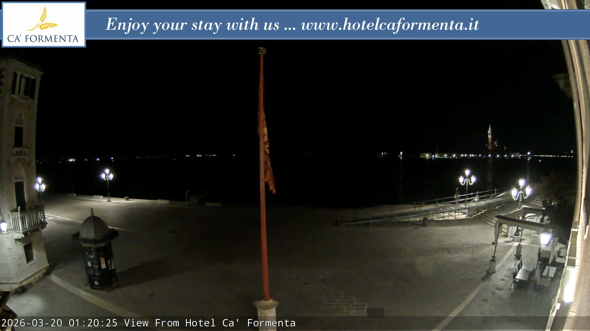 San Marco Basin from Via Garibaldi Live Cam - Venice, Veneto, Italy