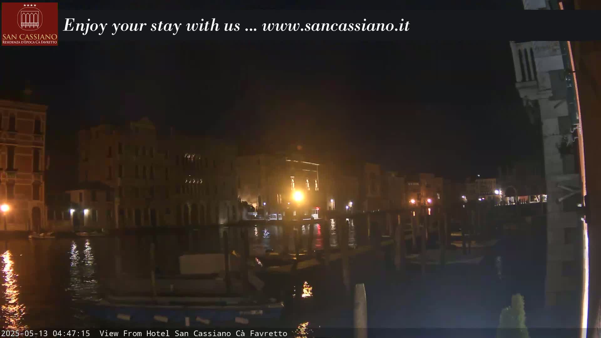 View of Grand Canal, Venice Live Cam - Veneto, Italy