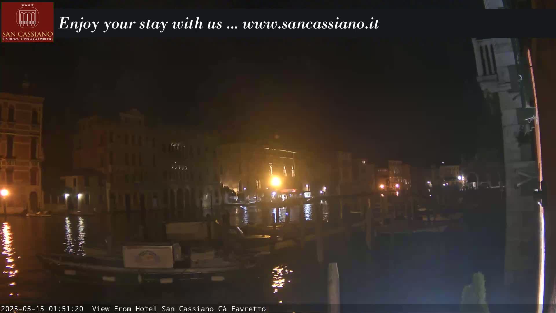 View of Grand Canal, Venice Live Cam - Veneto, Italy
