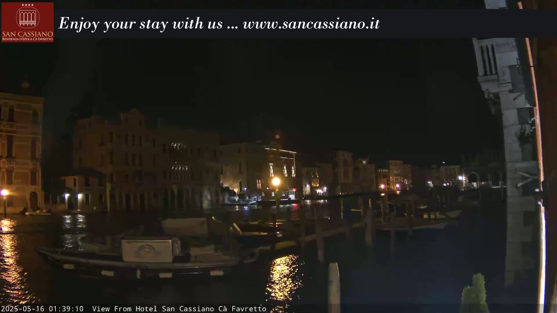 View of Grand Canal, Venice Live Cam - Veneto, Italy