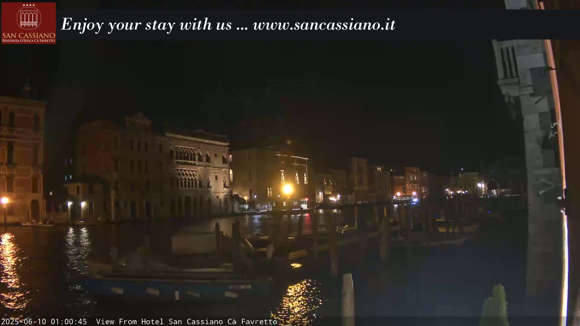 View of Grand Canal, Venice Live Cam - Veneto, Italy
