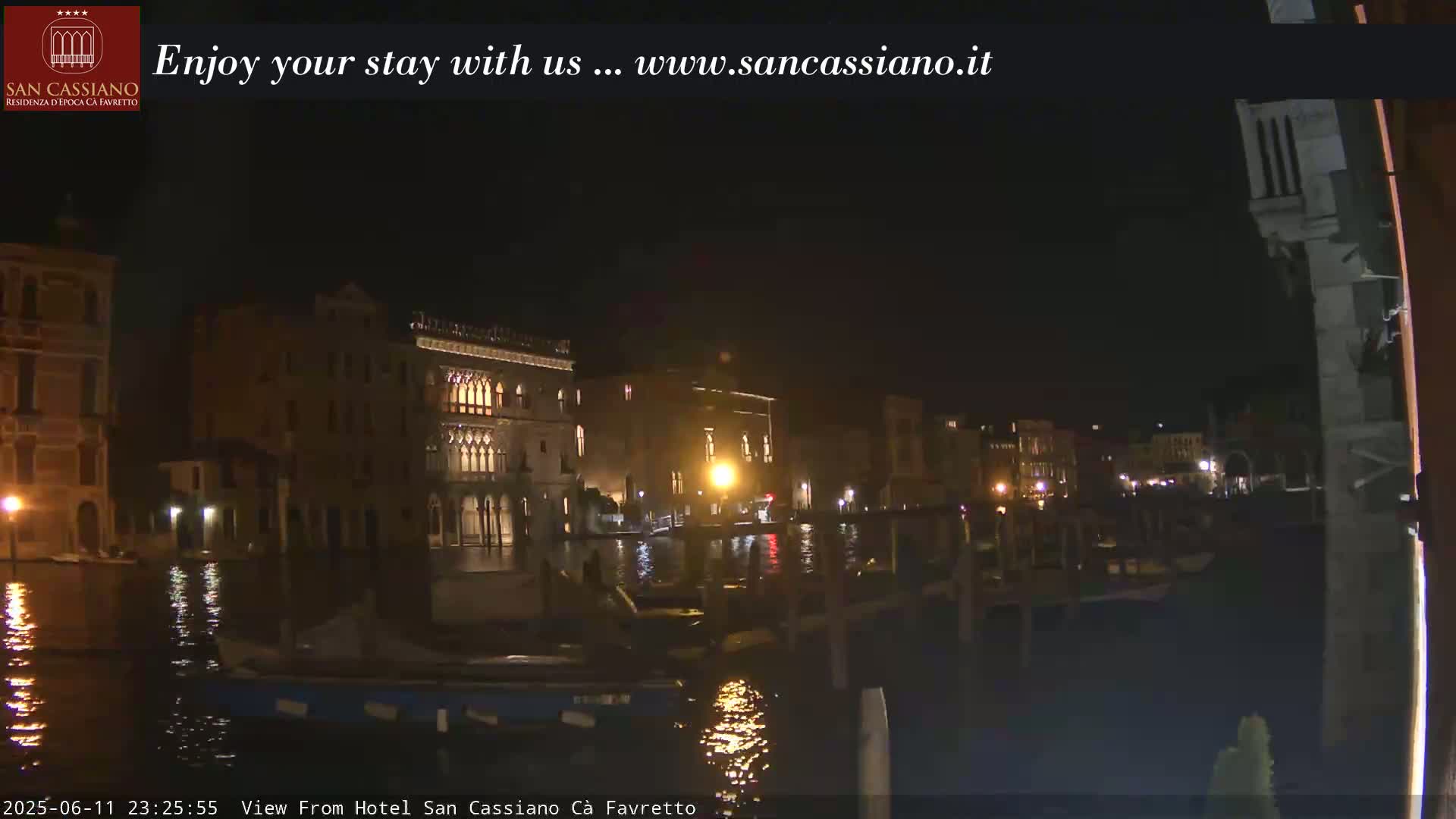 View of Grand Canal, Venice Live Cam - Veneto, Italy