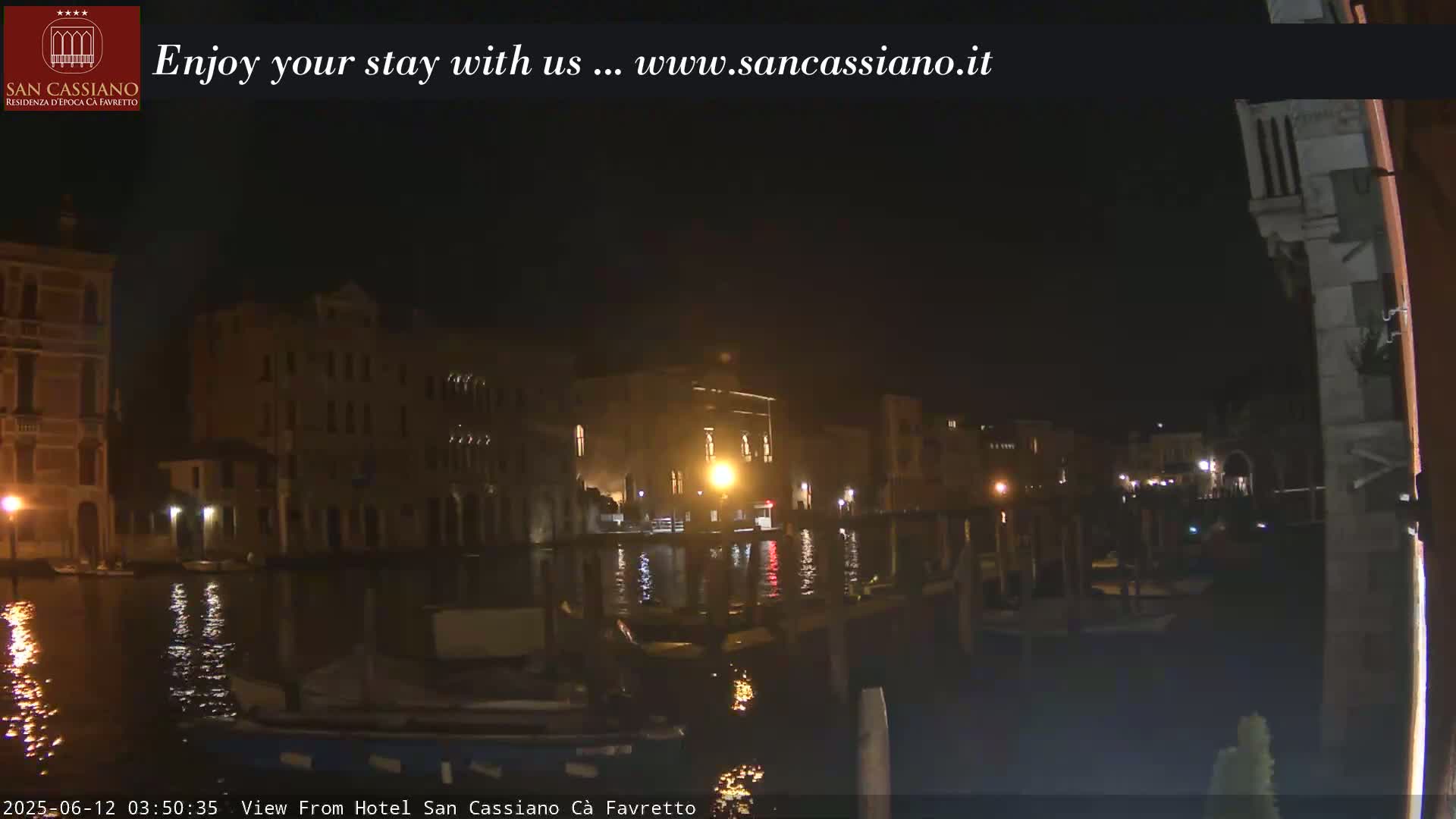 View of Grand Canal, Venice Live Cam - Veneto, Italy