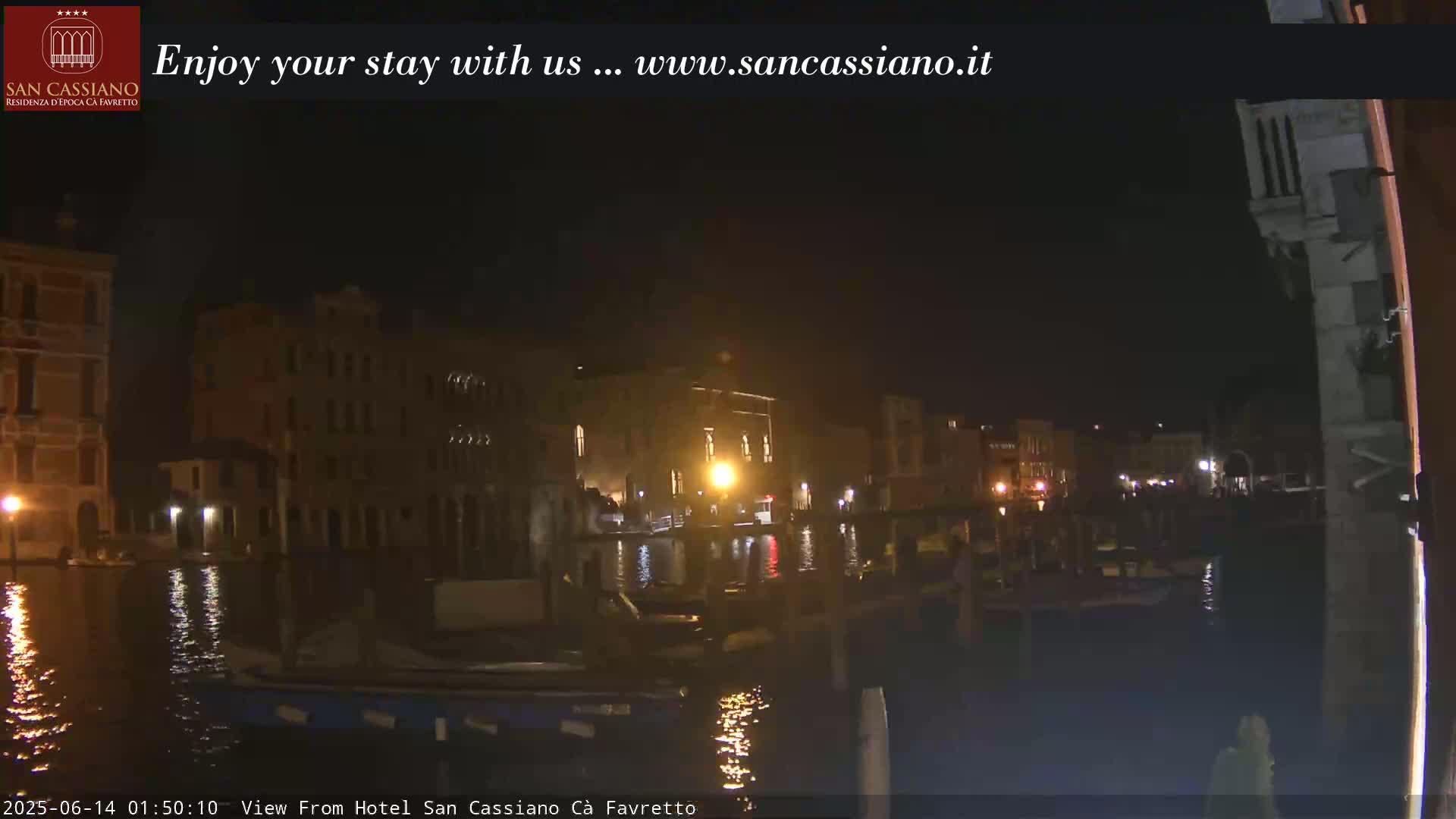 View of Grand Canal, Venice Live Cam - Veneto, Italy