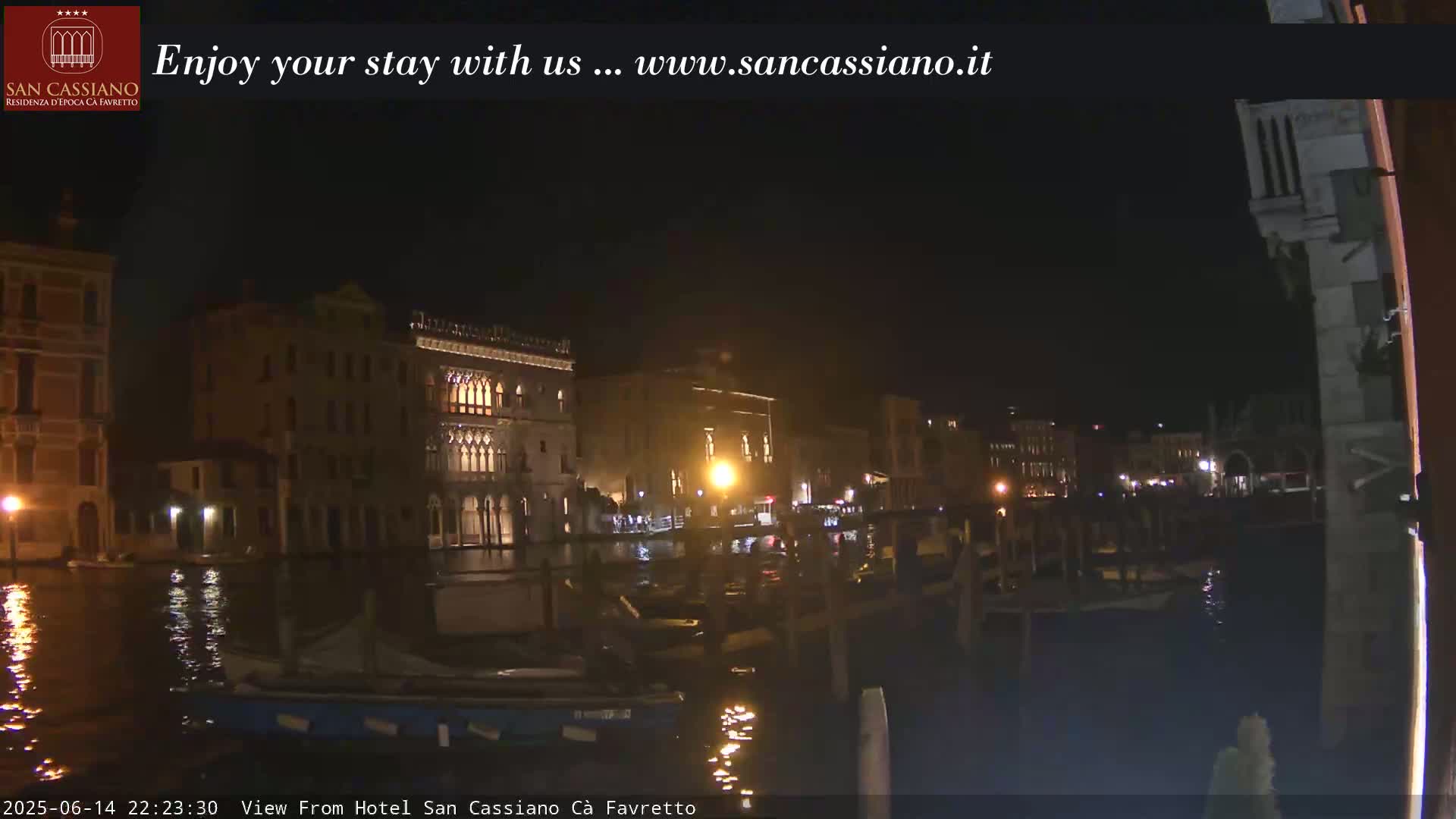 View of Grand Canal, Venice Live Cam - Veneto, Italy