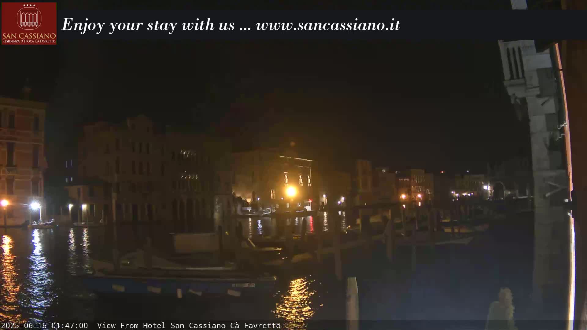 View of Grand Canal, Venice Live Cam - Venice, Veneto, Italy