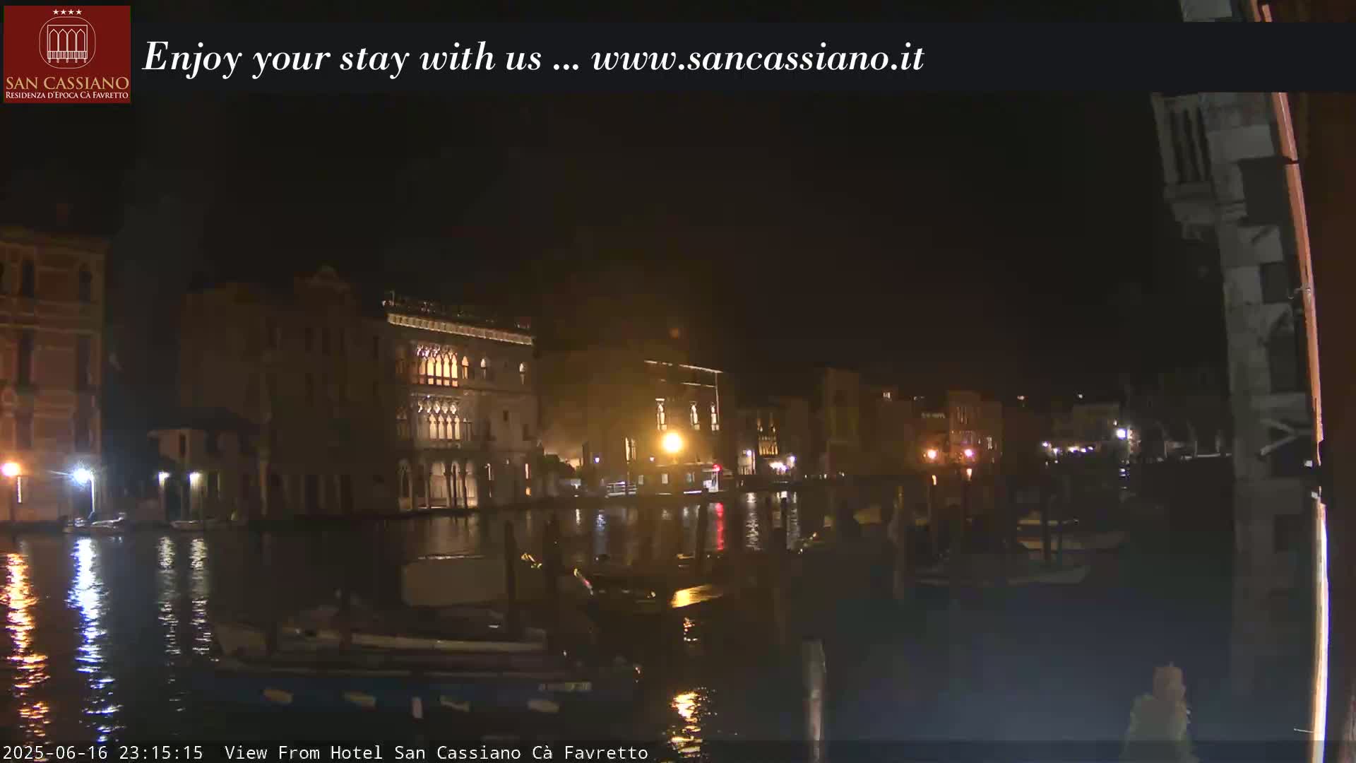 View of Grand Canal, Venice Live Cam - Venice, Veneto, Italy