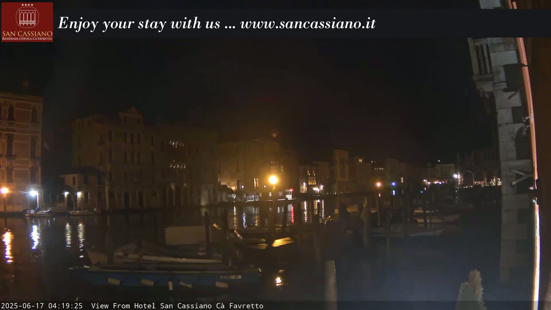 View of Grand Canal, Venice Live Cam - Venice, Veneto, Italy