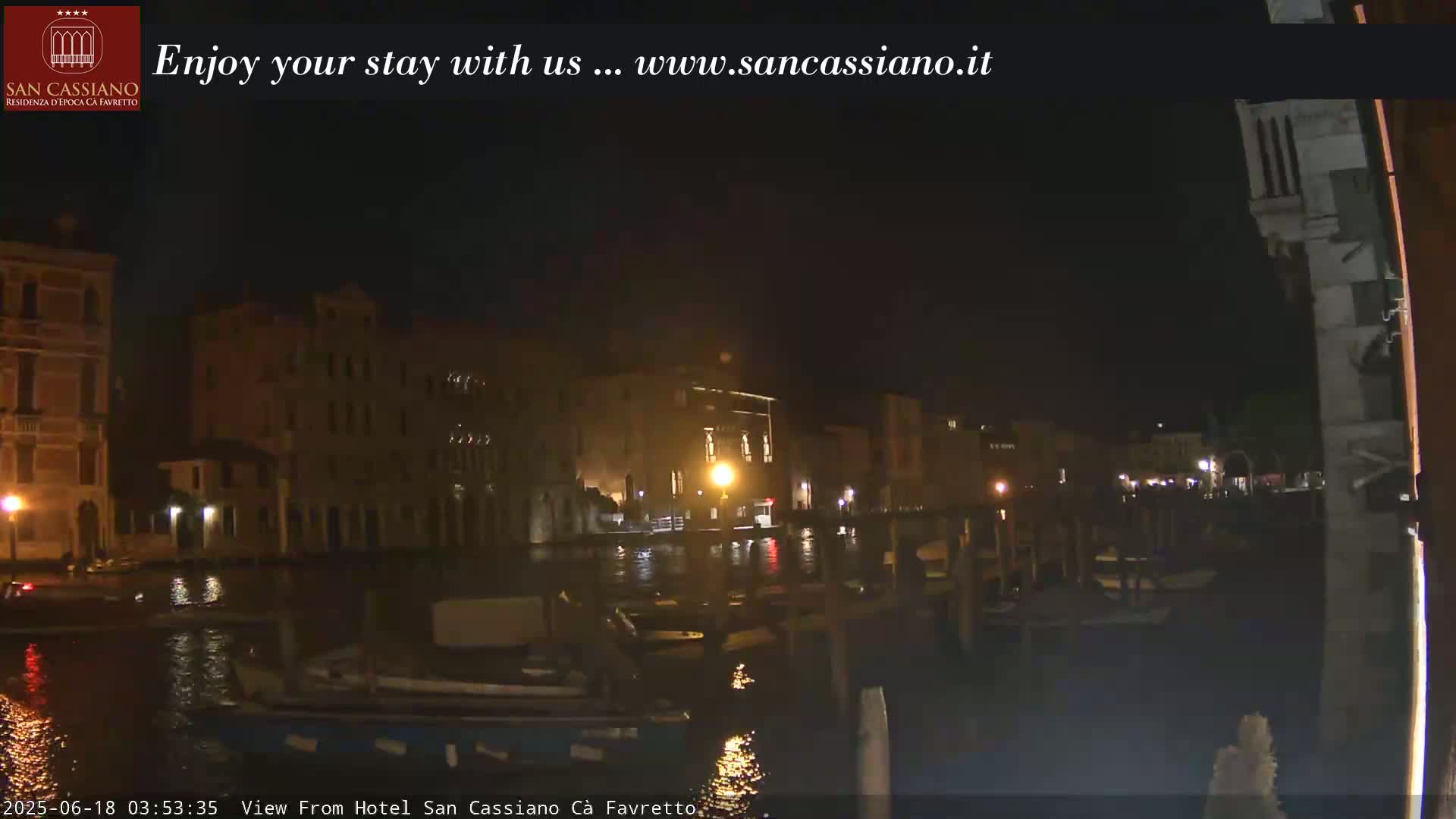 View of Grand Canal, Venice Live Cam - Venice, Veneto, Italy