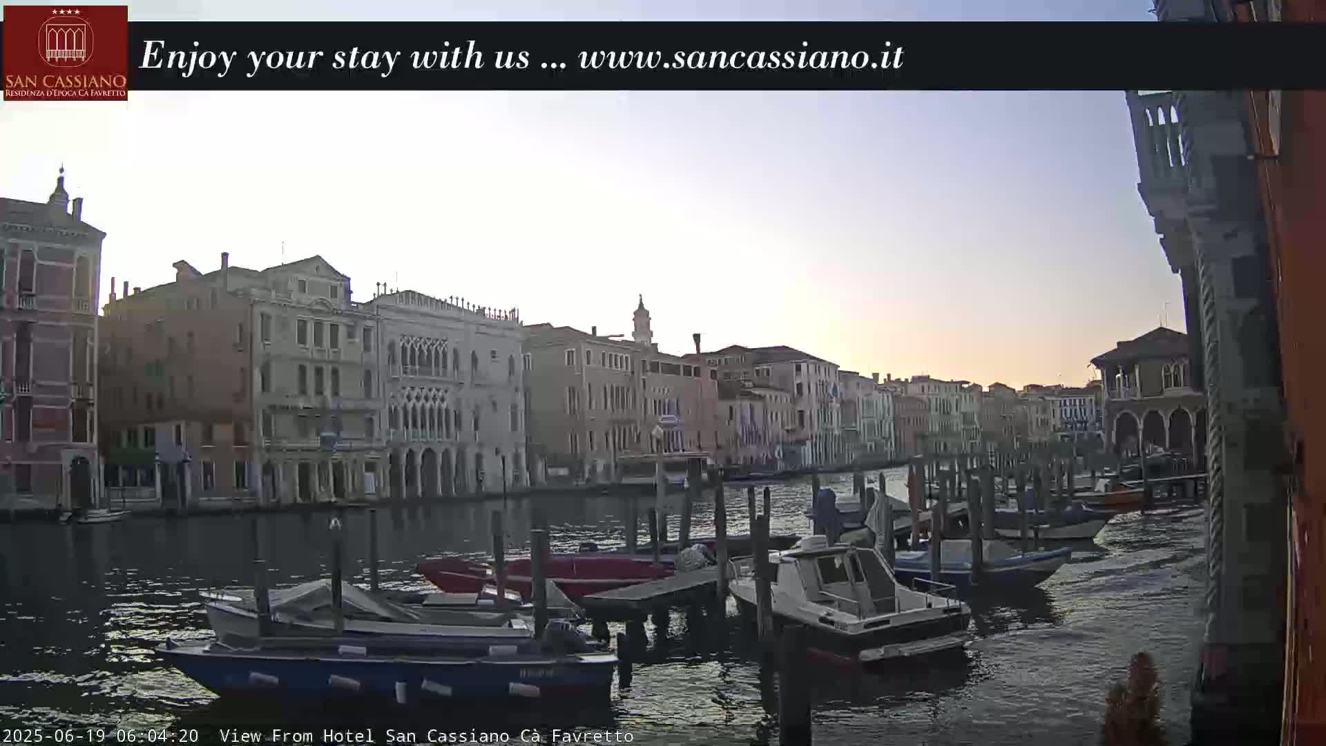 View of Grand Canal, Venice Live Cam - Venice, Veneto, Italy