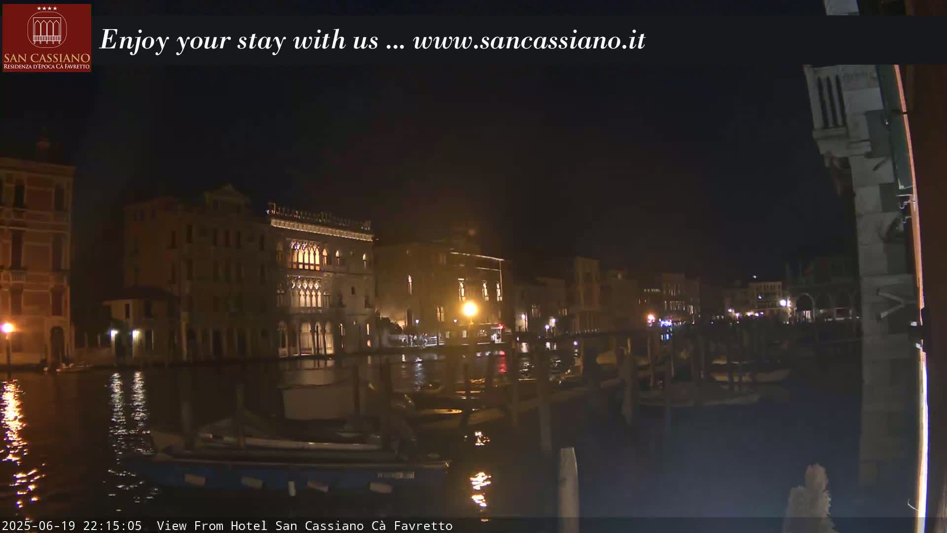 View of Grand Canal, Venice Live Cam - Venice, Veneto, Italy