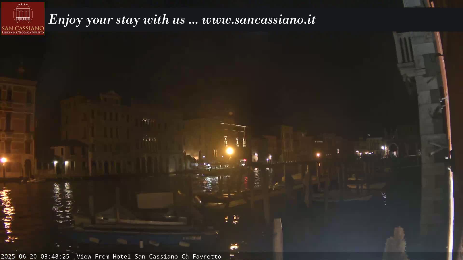 View of Grand Canal, Venice Live Cam - Venice, Veneto, Italy