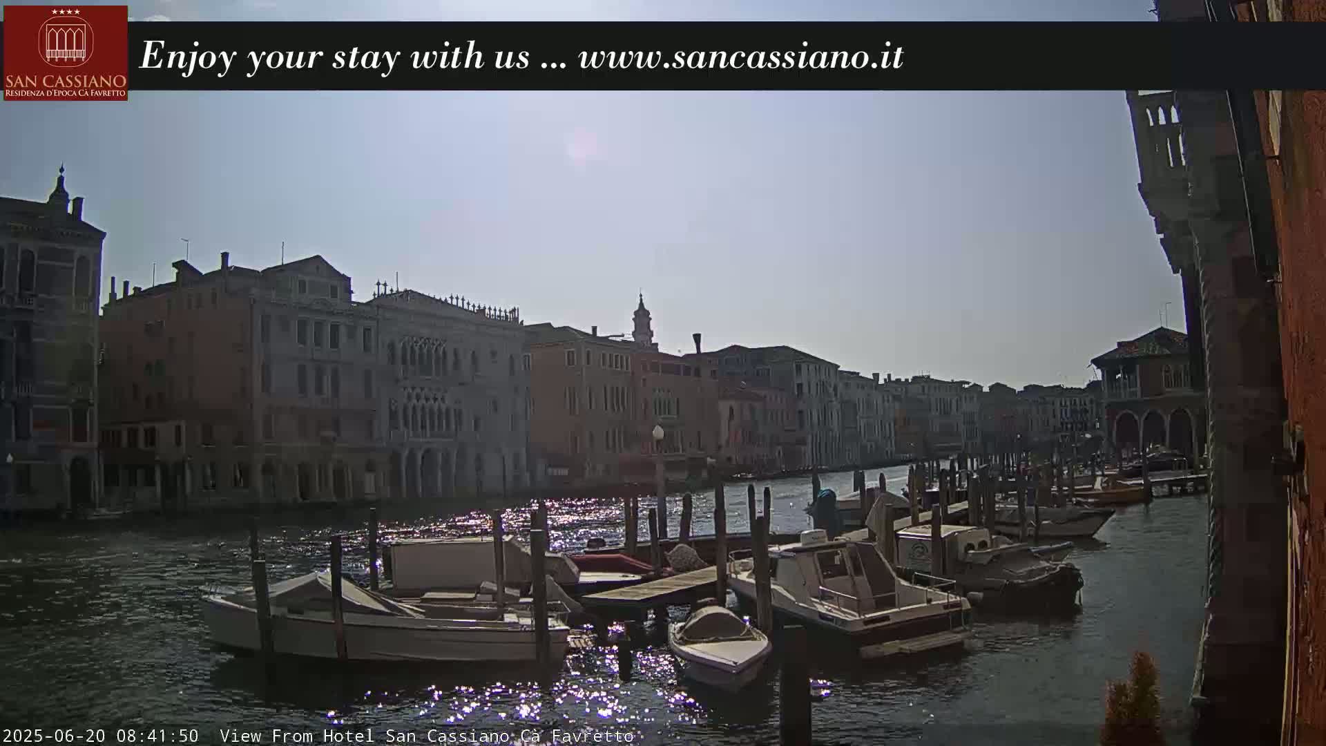 View of Grand Canal, Venice Live Cam - Venice, Veneto, Italy