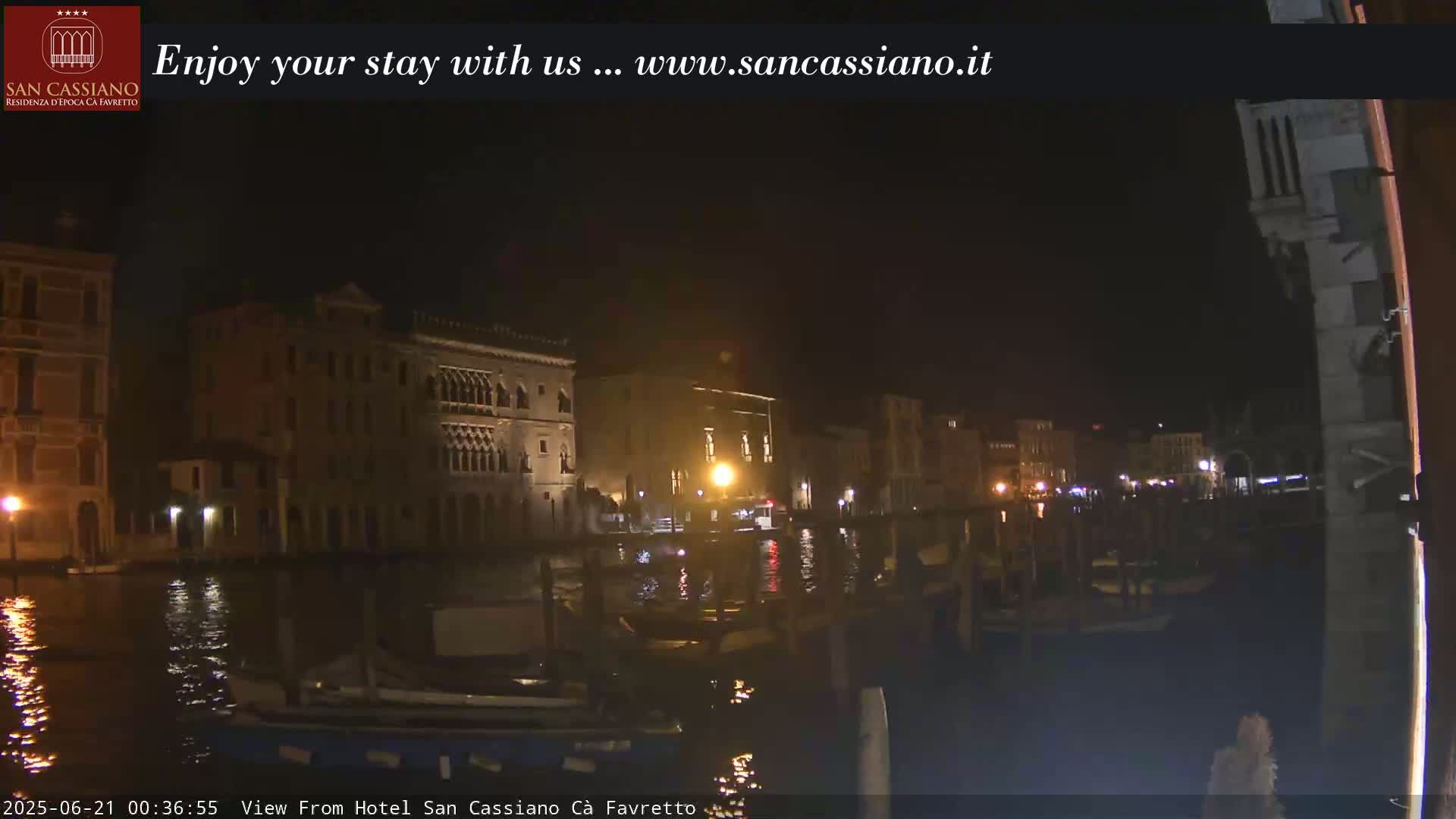 View of Grand Canal, Venice Live Cam - Venice, Veneto, Italy