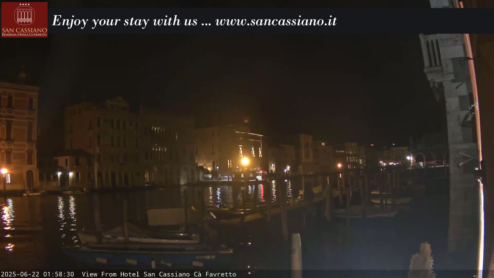 View of Grand Canal, Venice Live Cam - Venice, Veneto, Italy