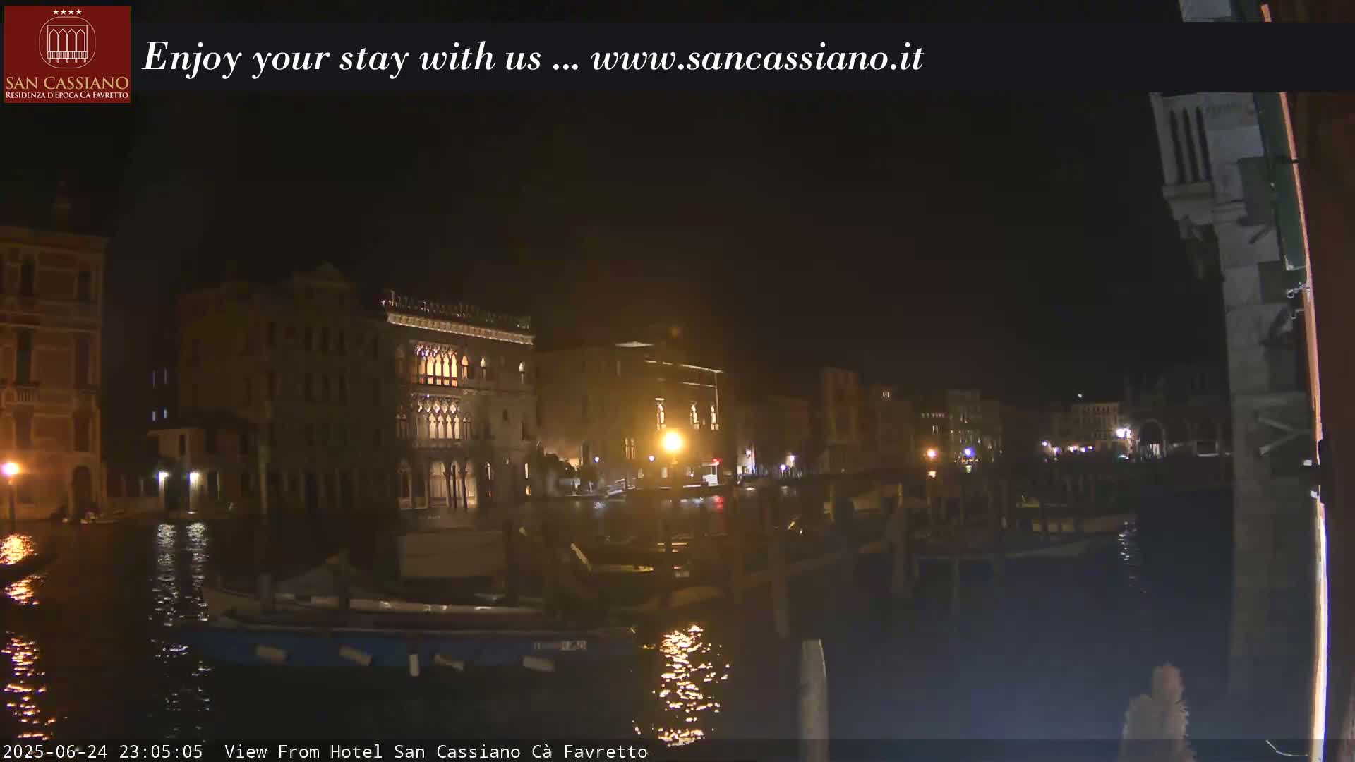 View of Grand Canal, Venice Live Cam - Venice, Veneto, Italy