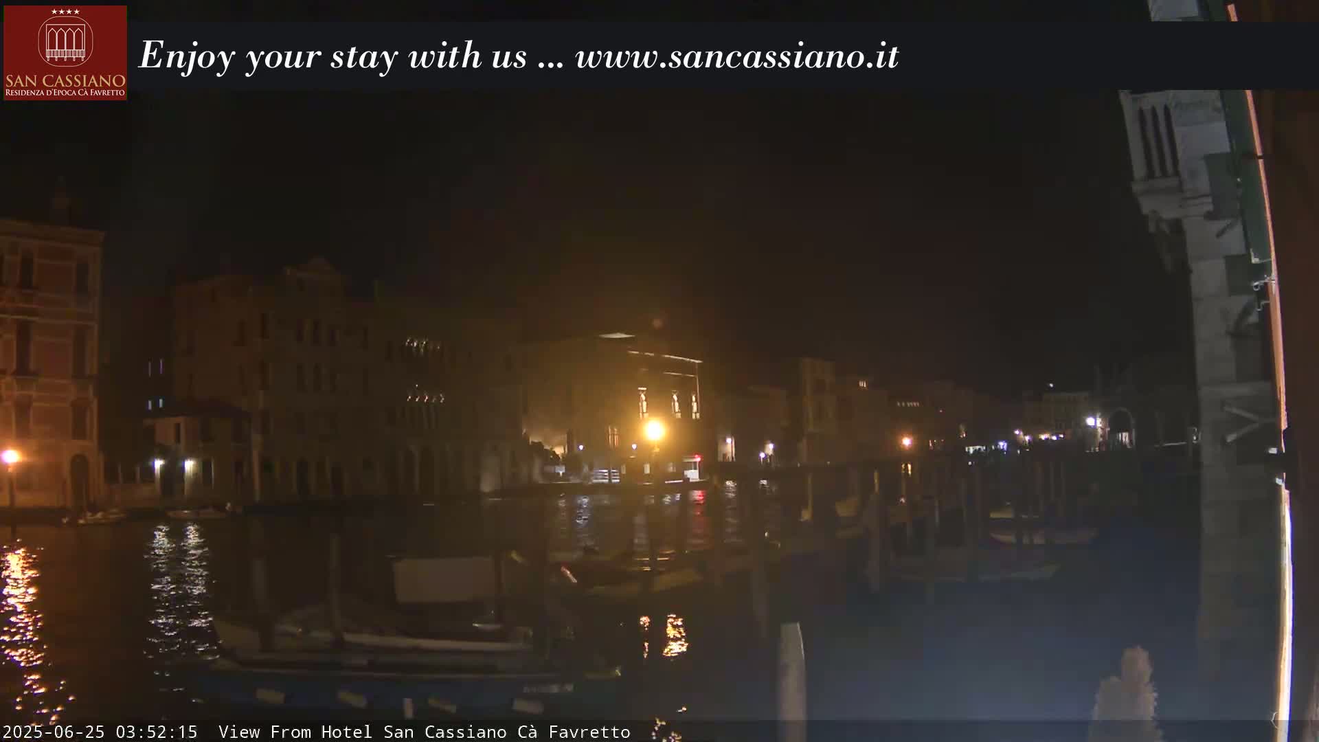 View of Grand Canal, Venice Live Cam - Venice, Veneto, Italy