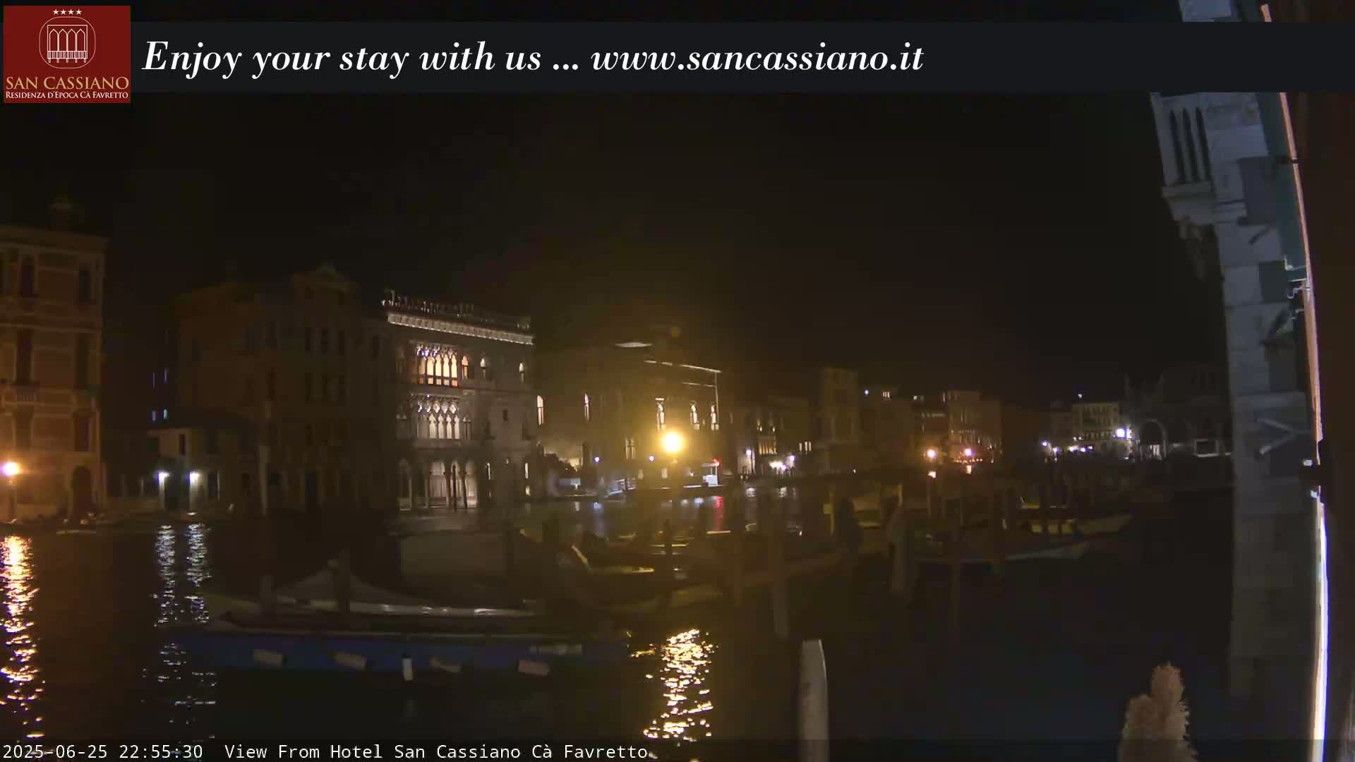 View of Grand Canal, Venice Live Cam - Venice, Veneto, Italy