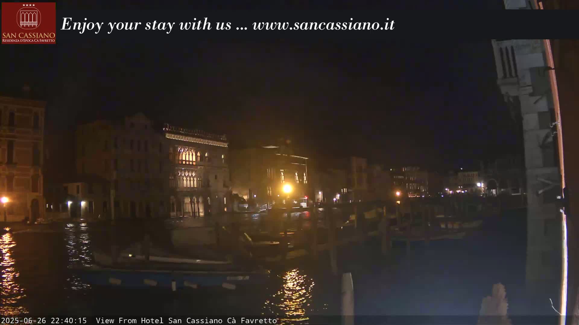 View of Grand Canal, Venice Live Cam - Venice, Veneto, Italy