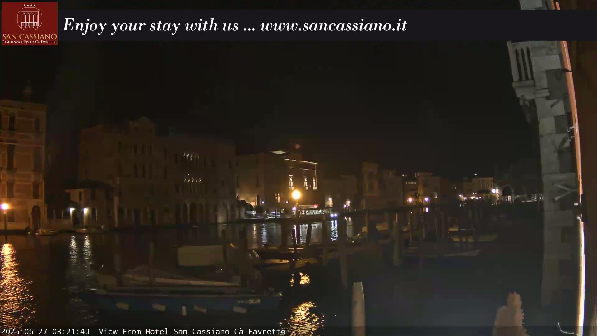 View of Grand Canal, Venice Live Cam - Venice, Veneto, Italy