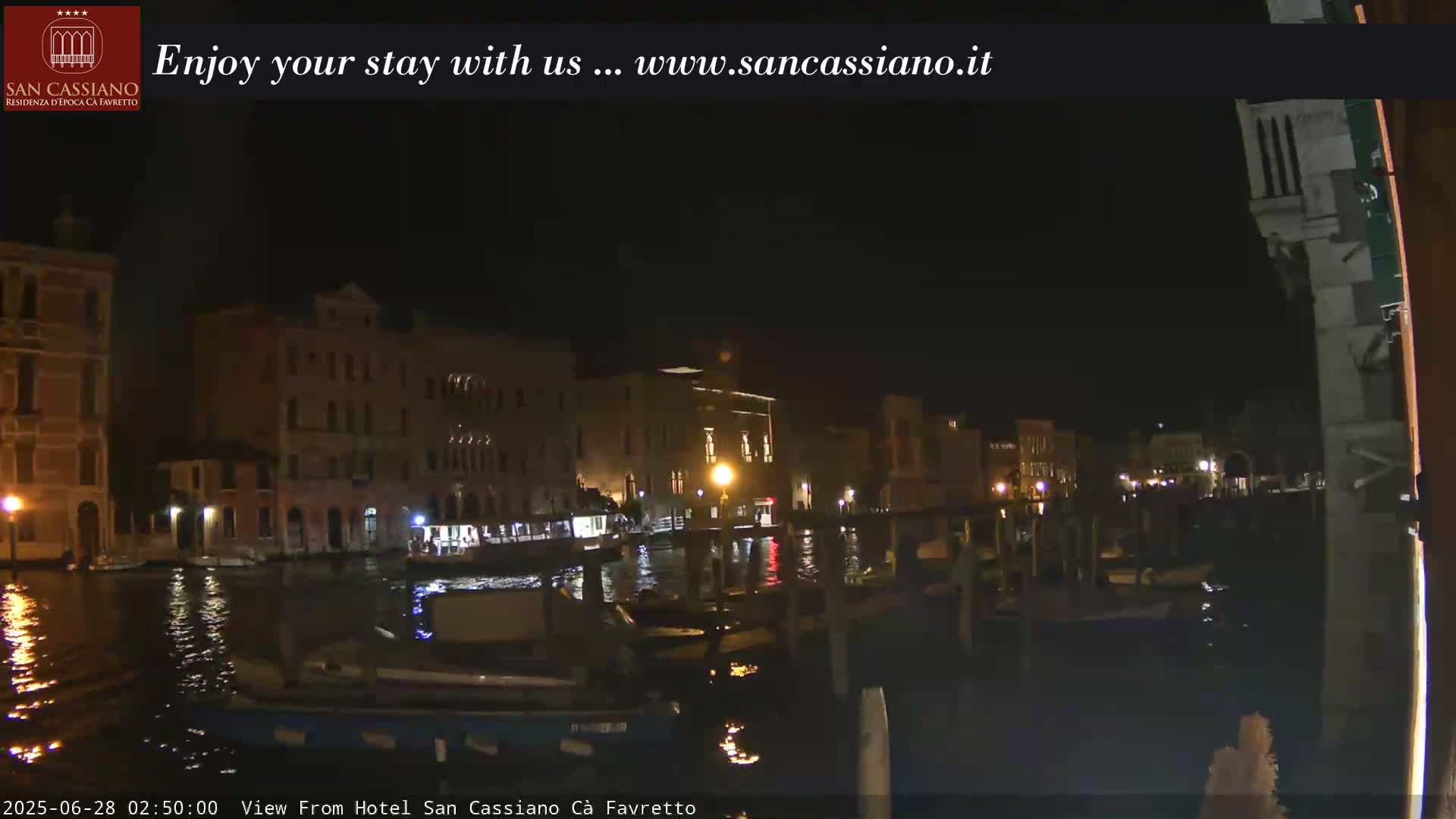 View of Grand Canal, Venice Live Cam - Venice, Veneto, Italy