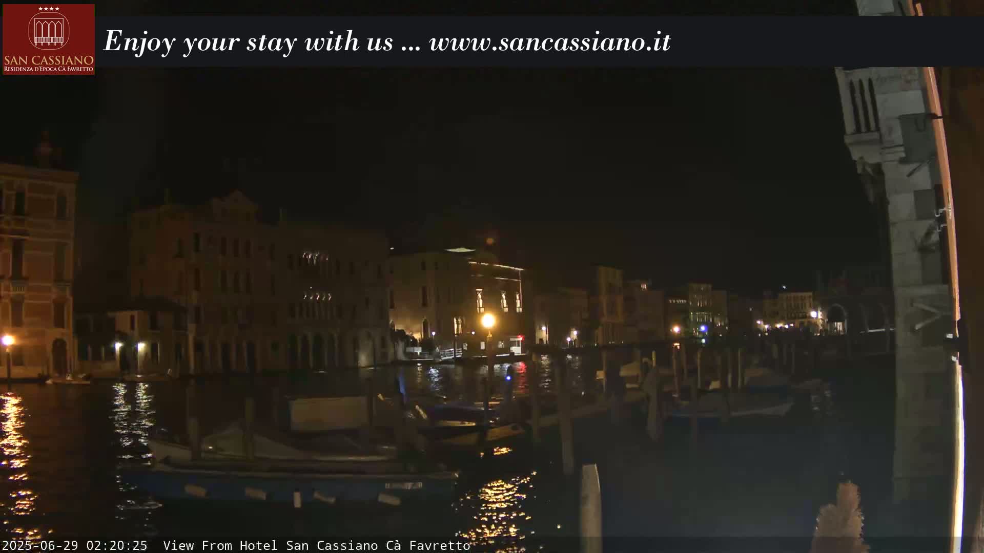 View of Grand Canal, Venice Live Cam - Venice, Veneto, Italy