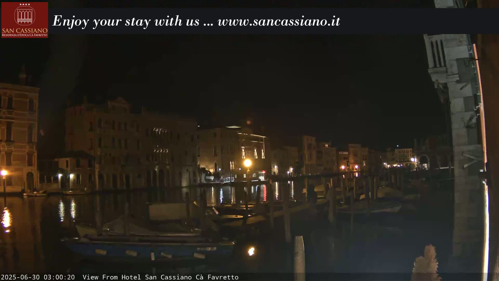 View of Grand Canal, Venice Live Cam - Venice, Veneto, Italy