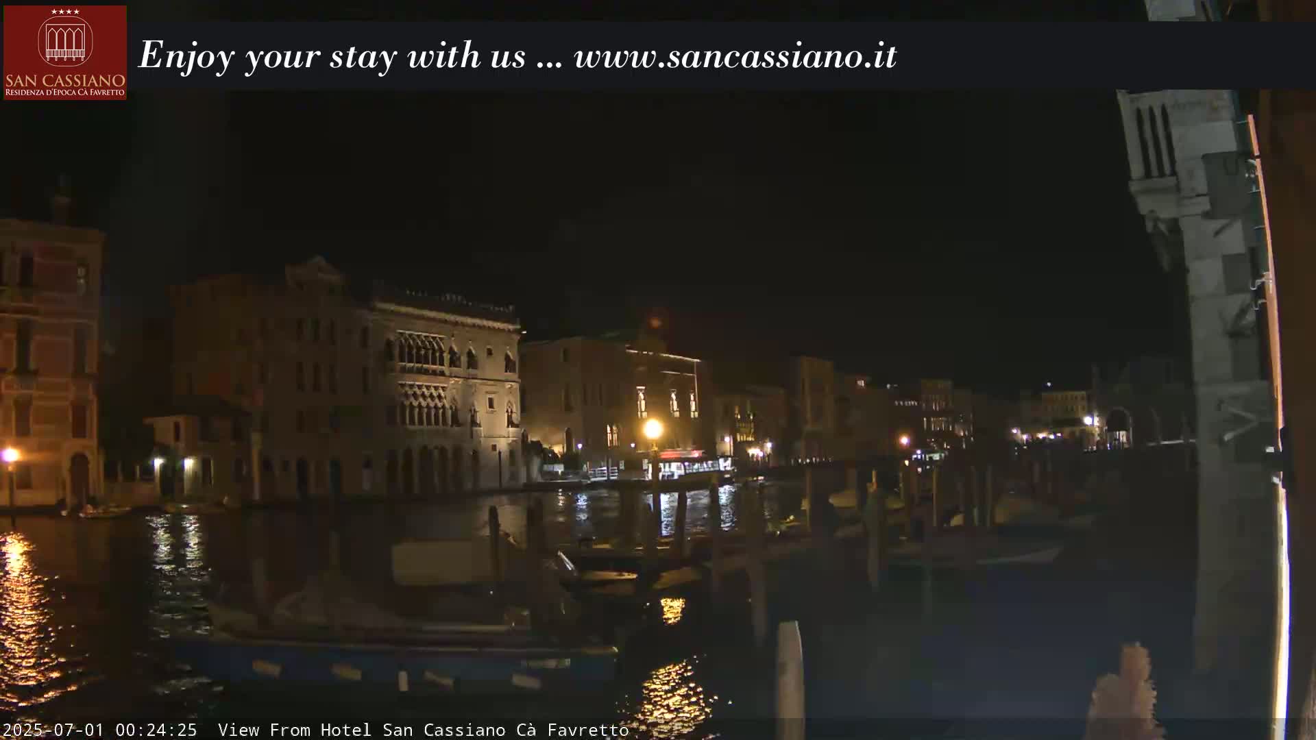 View of Grand Canal, Venice Live Cam - Venice, Veneto, Italy