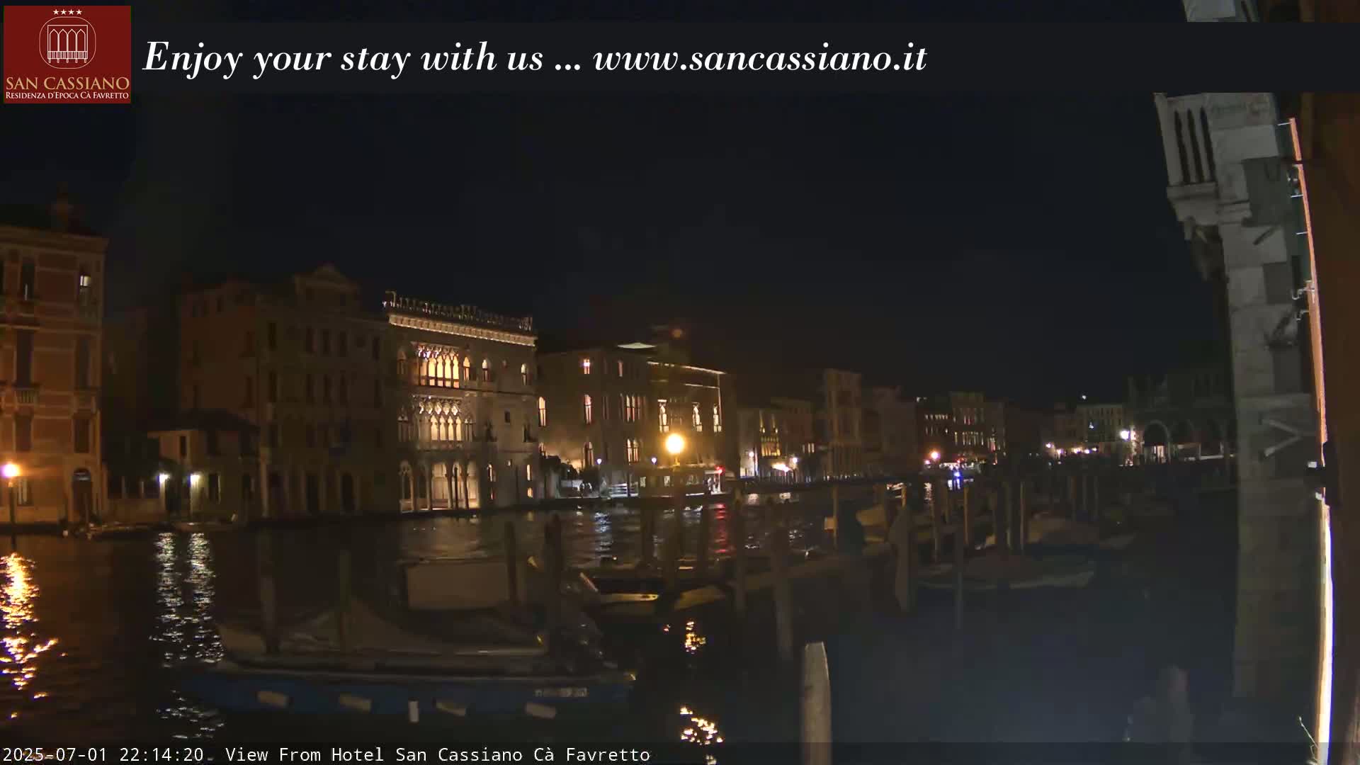View of Grand Canal, Venice Live Cam - Venice, Veneto, Italy
