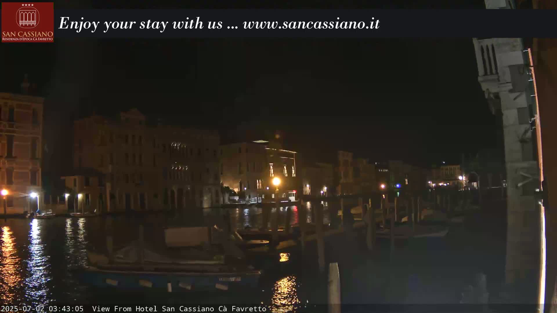 View of Grand Canal, Venice Live Cam - Venice, Veneto, Italy