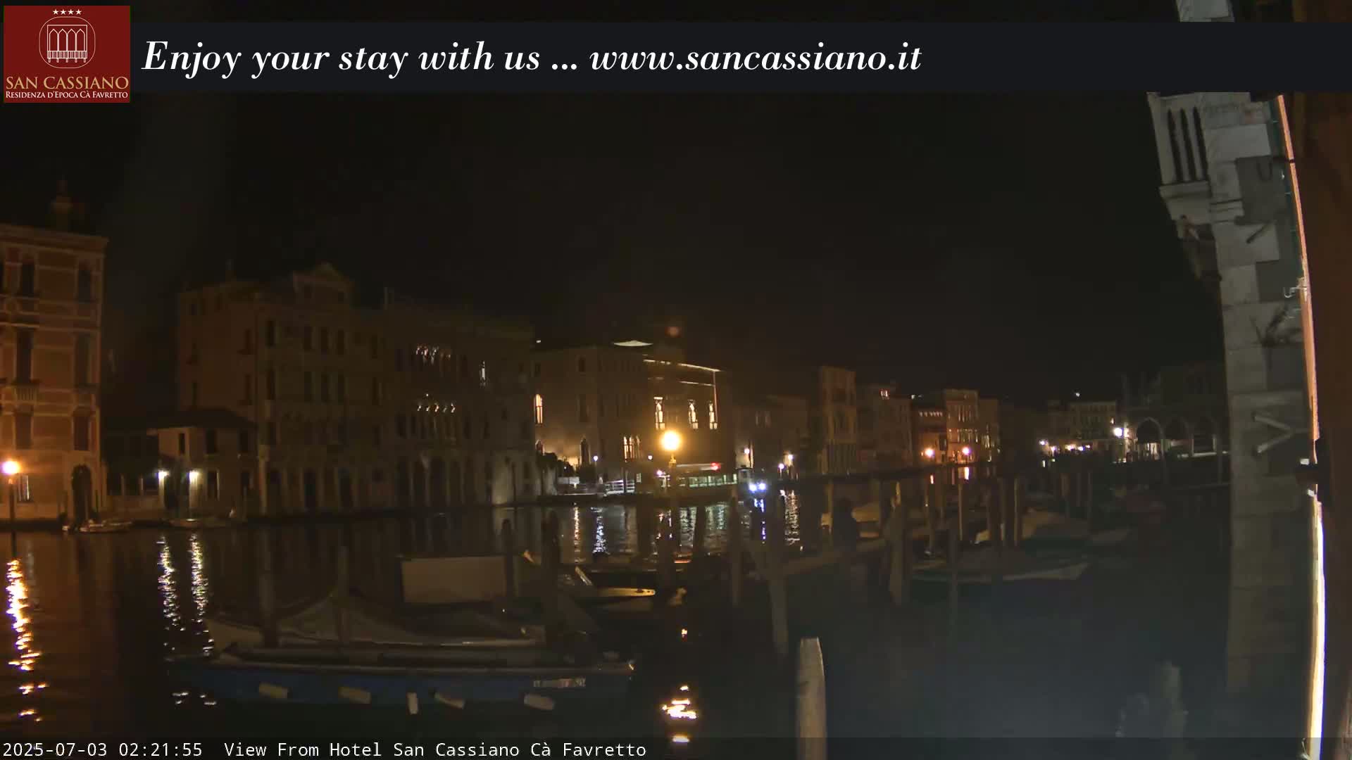 View of Grand Canal, Venice Live Cam - Venice, Veneto, Italy