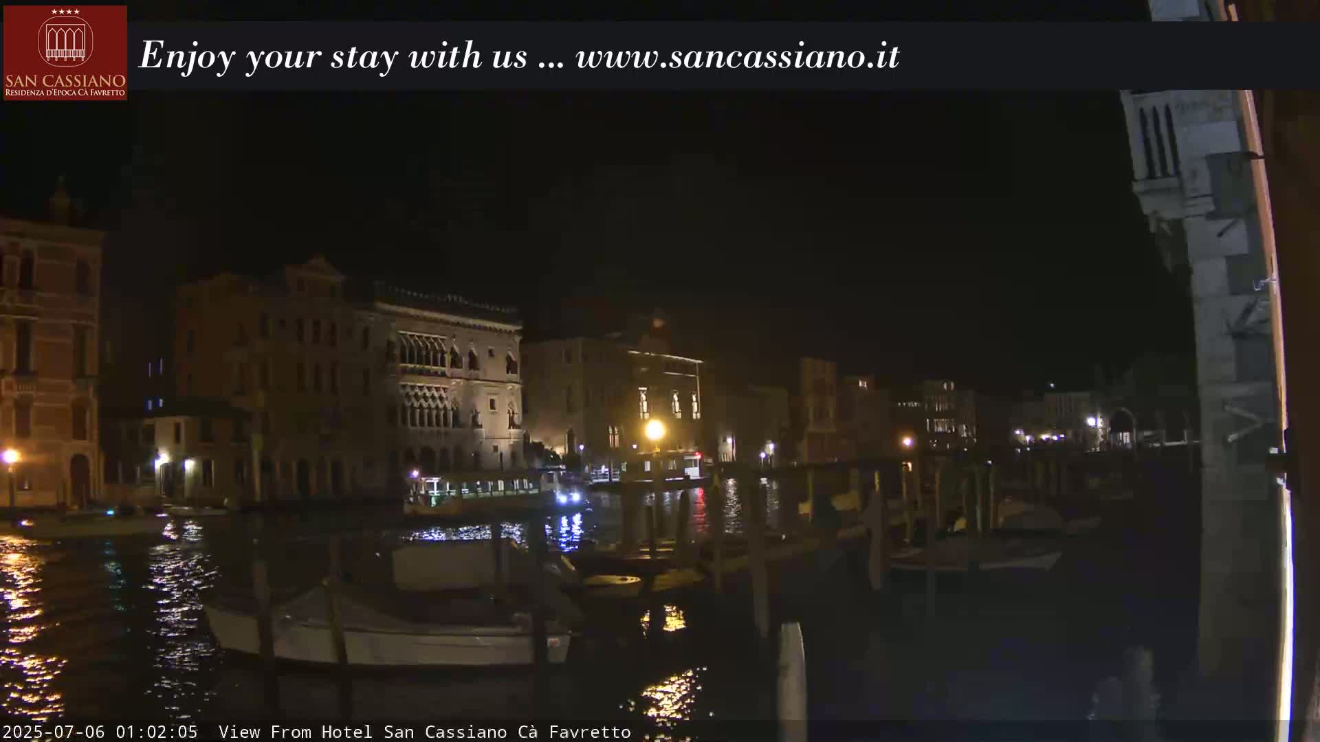 View of Grand Canal, Venice Live Cam - Venice, Veneto, Italy