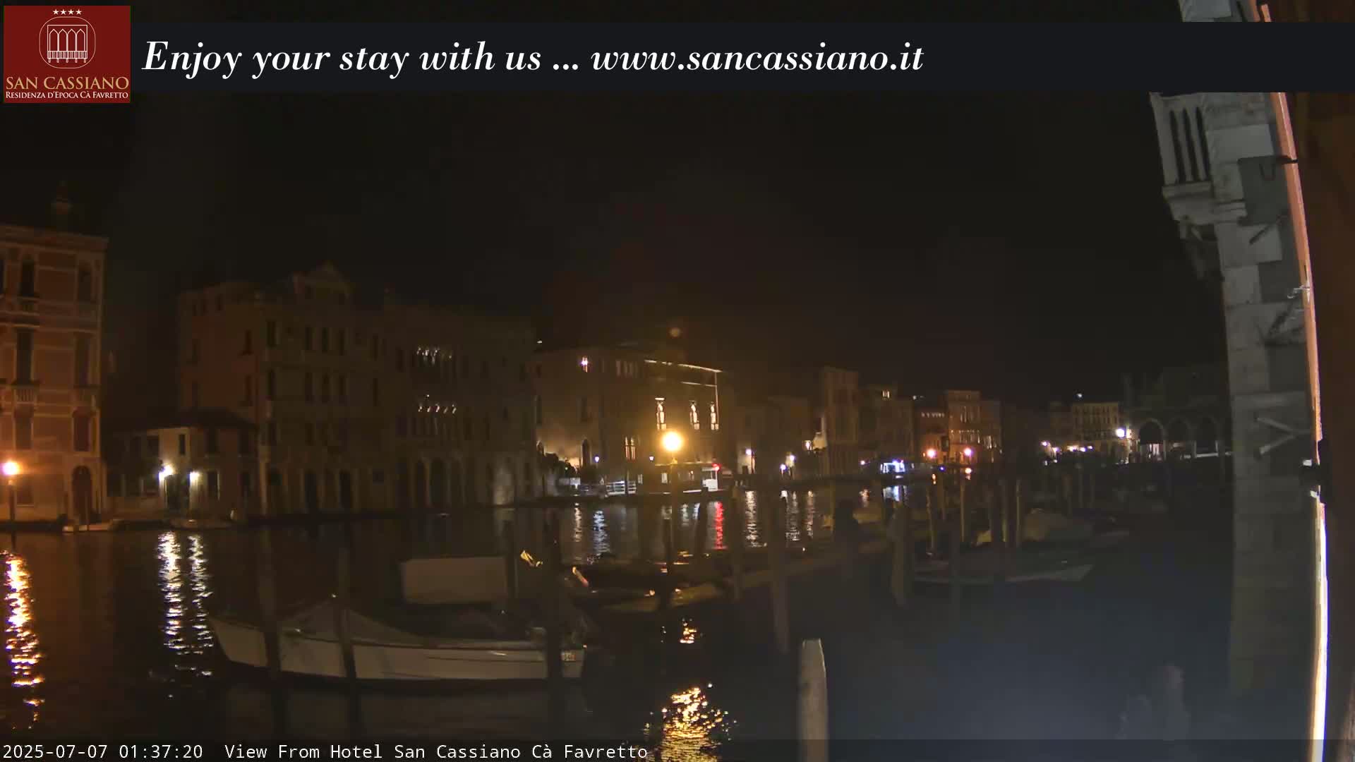 View of Grand Canal, Venice Live Cam - Venice, Veneto, Italy