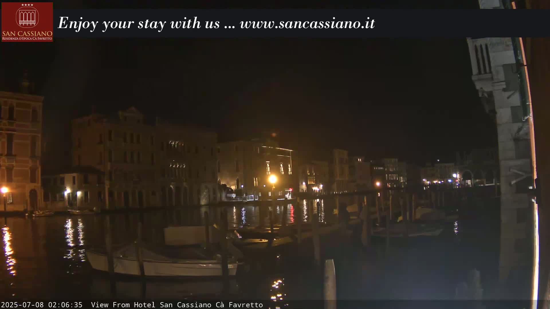 View of Grand Canal, Venice Live Cam - Venice, Veneto, Italy