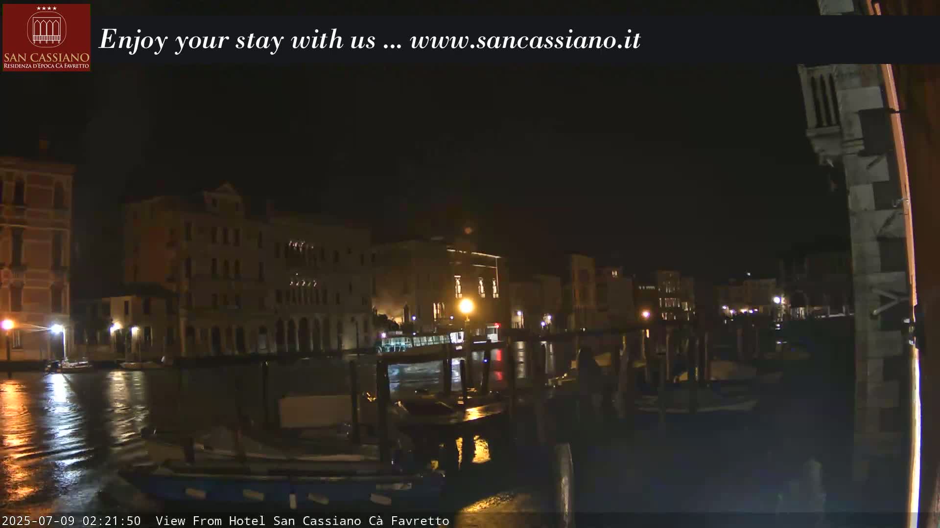View of Grand Canal, Venice Live Cam - Venice, Veneto, Italy