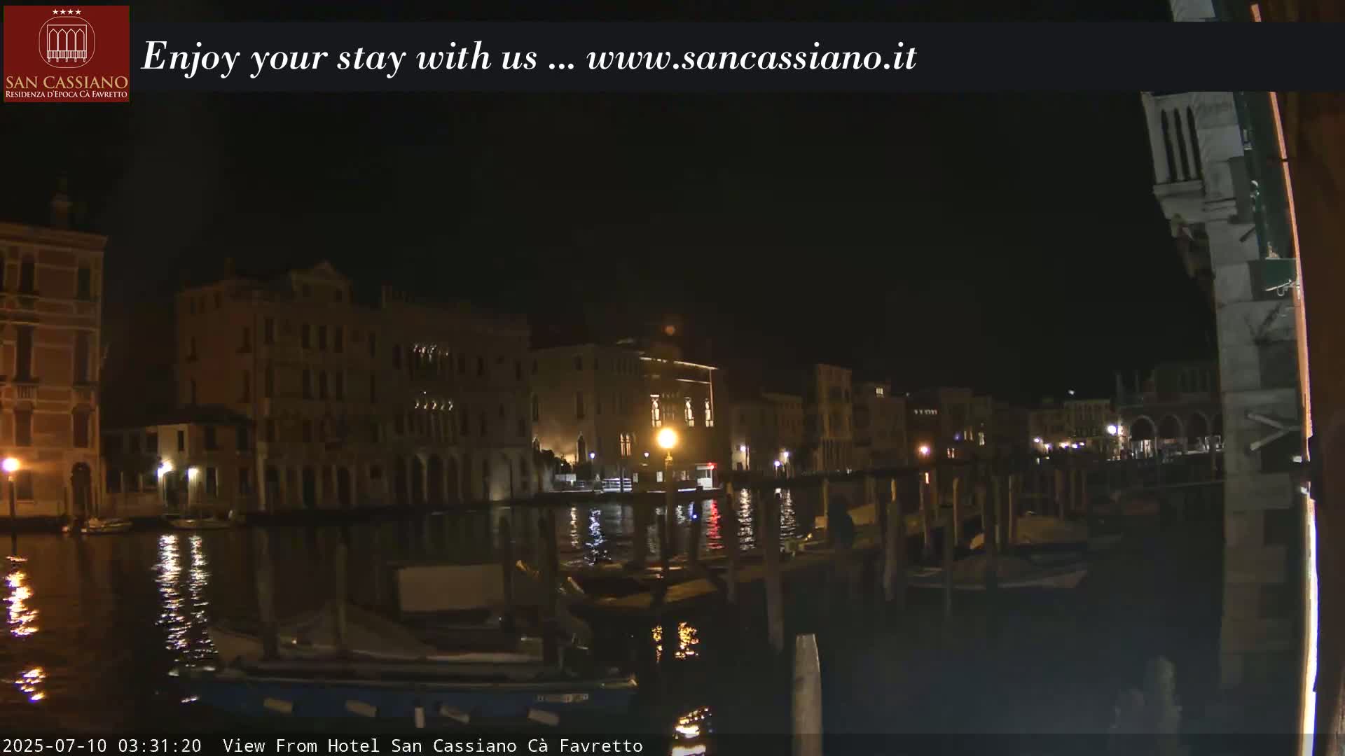 View of Grand Canal, Venice Live Cam - Venice, Veneto, Italy