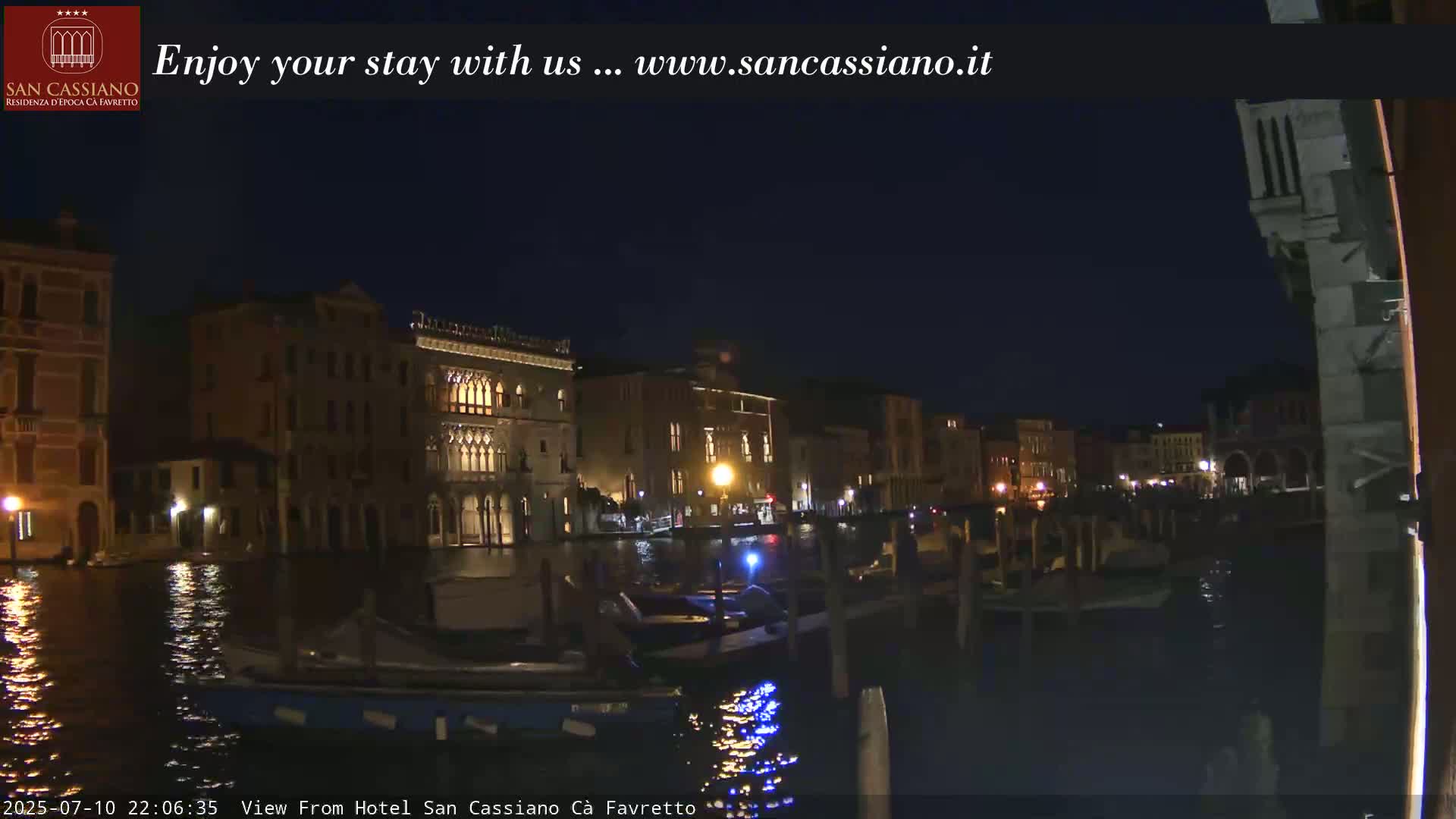 View of Grand Canal, Venice Live Cam - Venice, Veneto, Italy