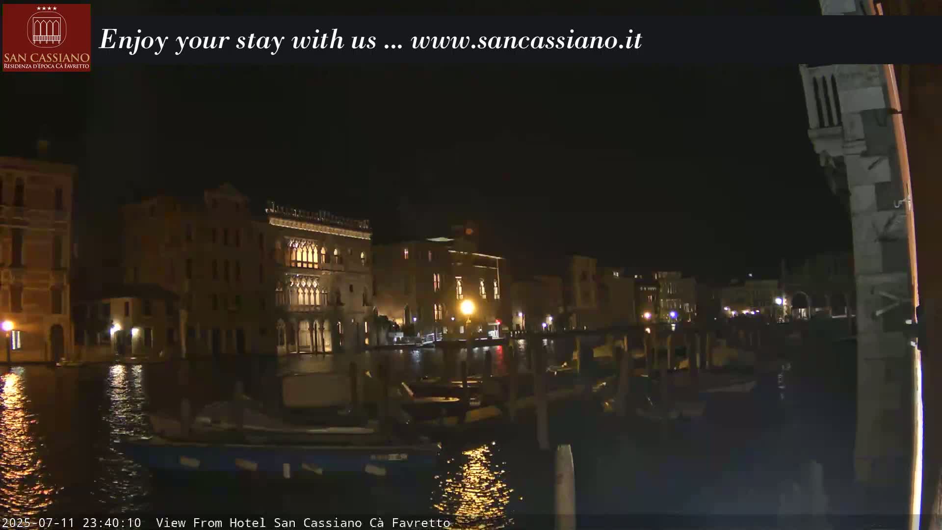 View of Grand Canal, Venice Live Cam - Venice, Veneto, Italy