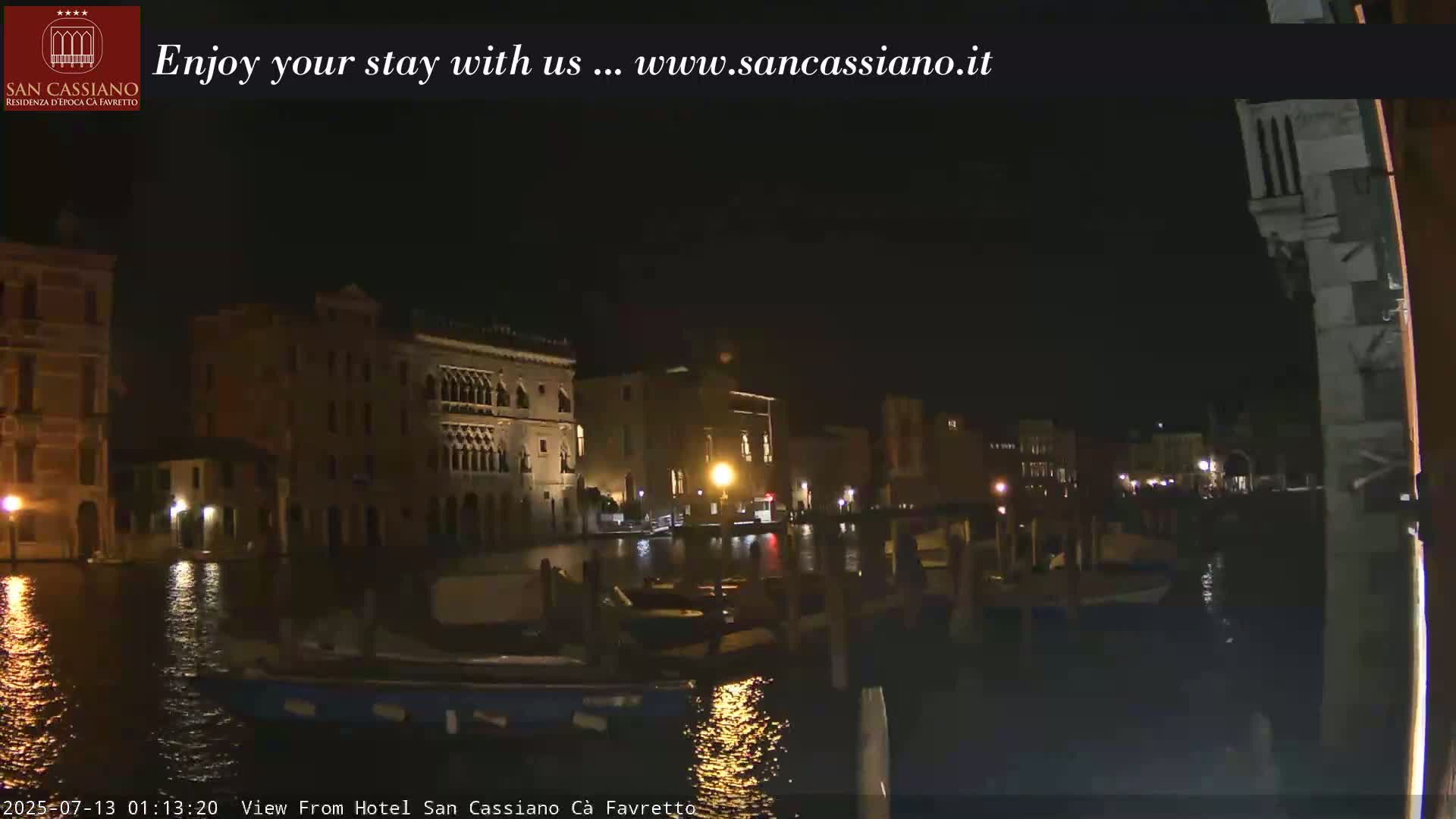 View of Grand Canal, Venice Live Cam - Venice, Veneto, Italy