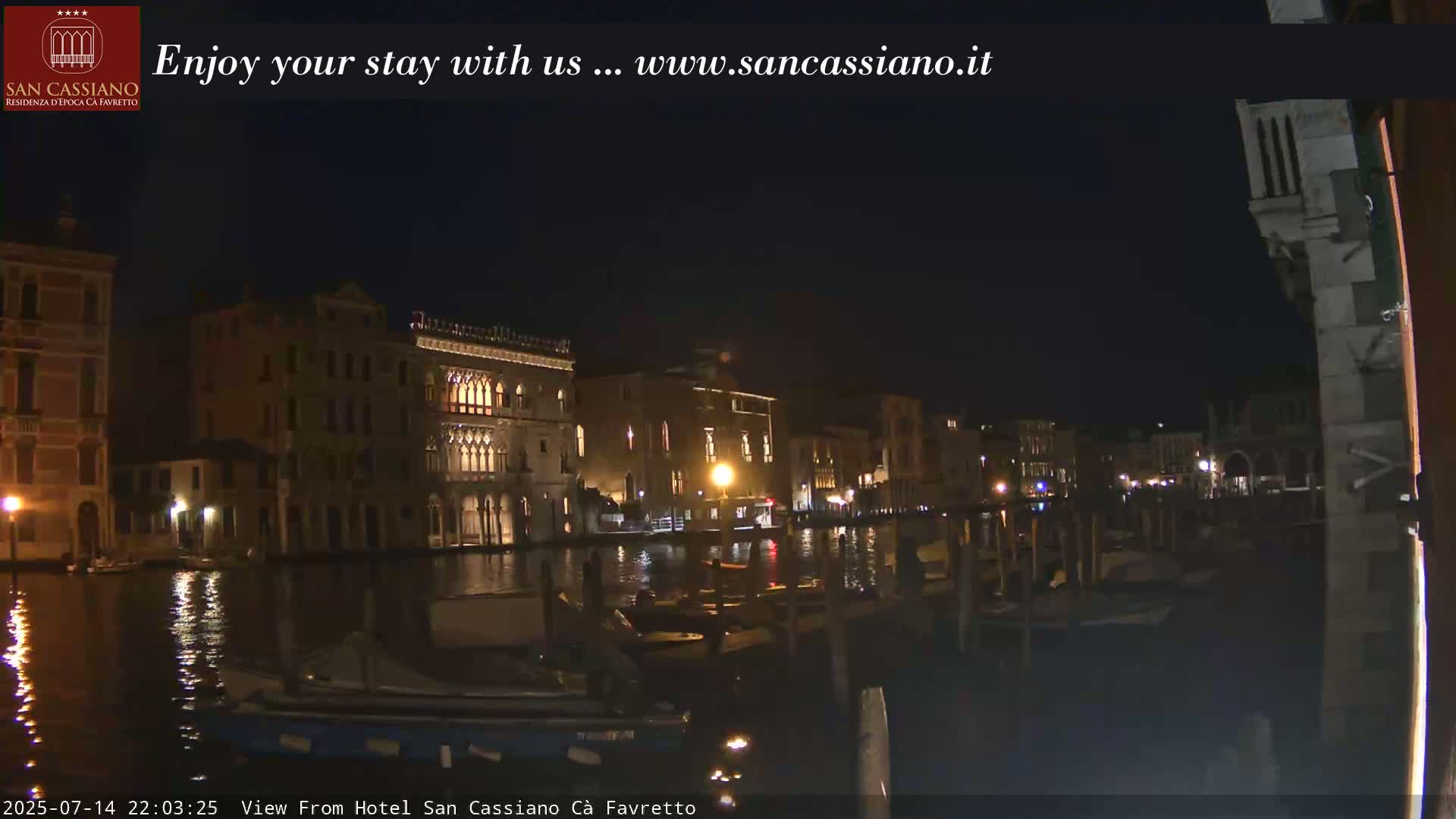 View of Grand Canal, Venice Live Cam - Venice, Veneto, Italy