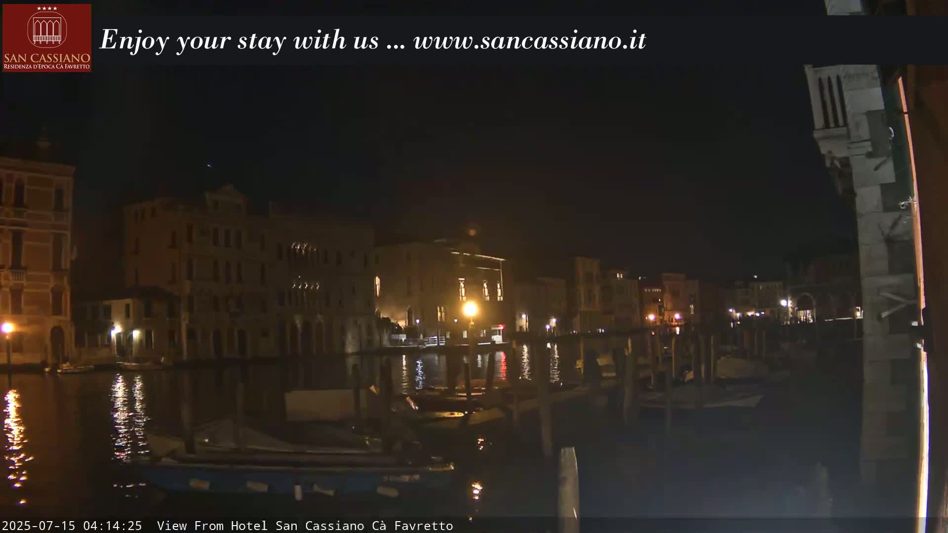 View of Grand Canal, Venice Live Cam - Venice, Veneto, Italy