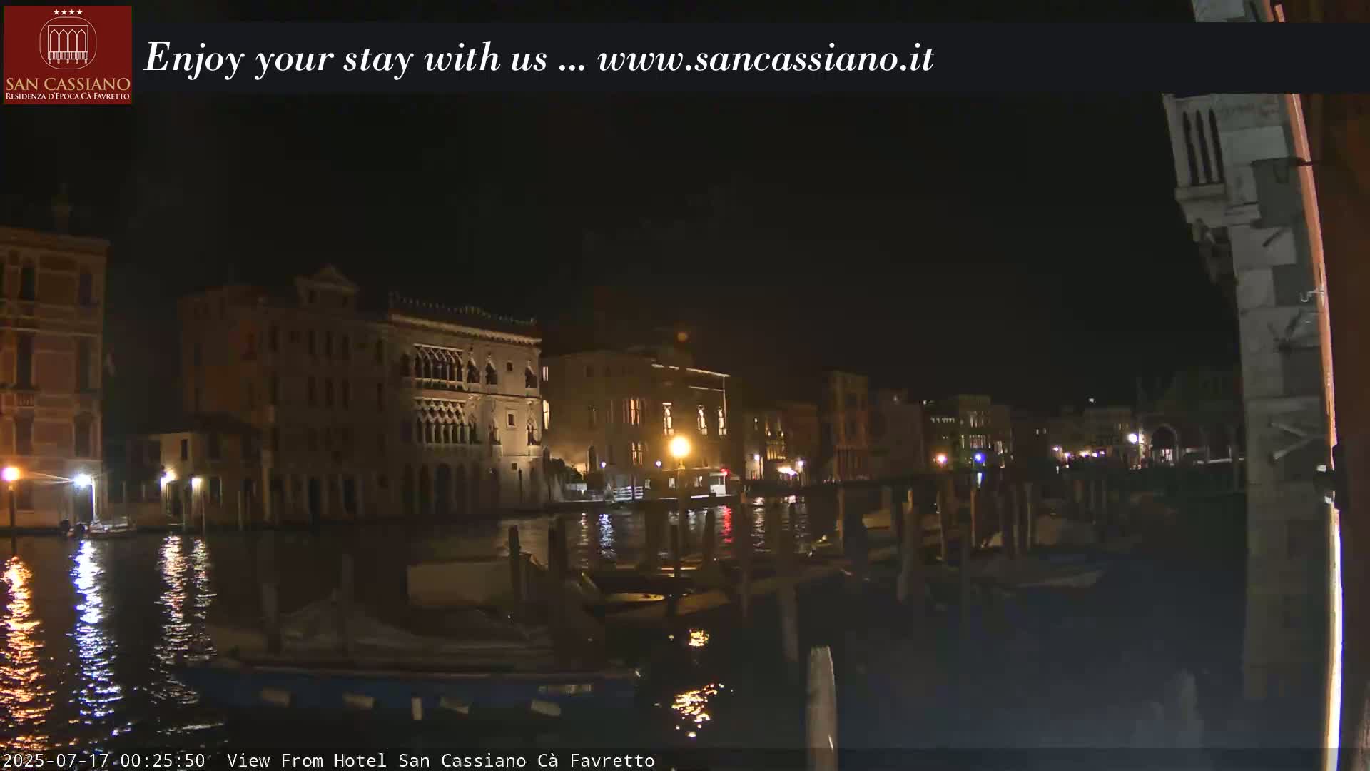 View of Grand Canal, Venice Live Cam - Venice, Veneto, Italy
