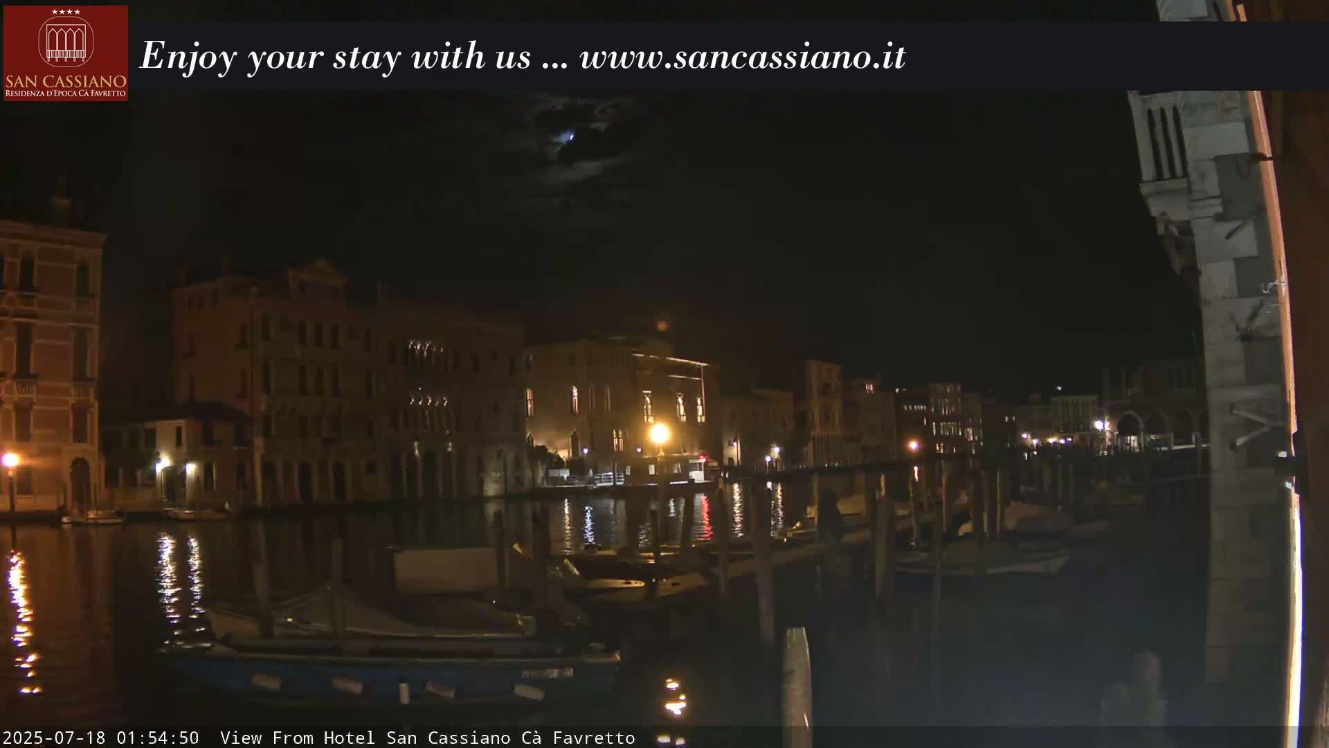 View of Grand Canal, Venice Live Cam - Venice, Veneto, Italy