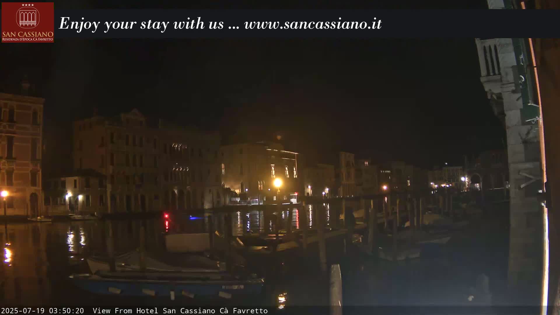 View of Grand Canal, Venice Live Cam - Venice, Veneto, Italy