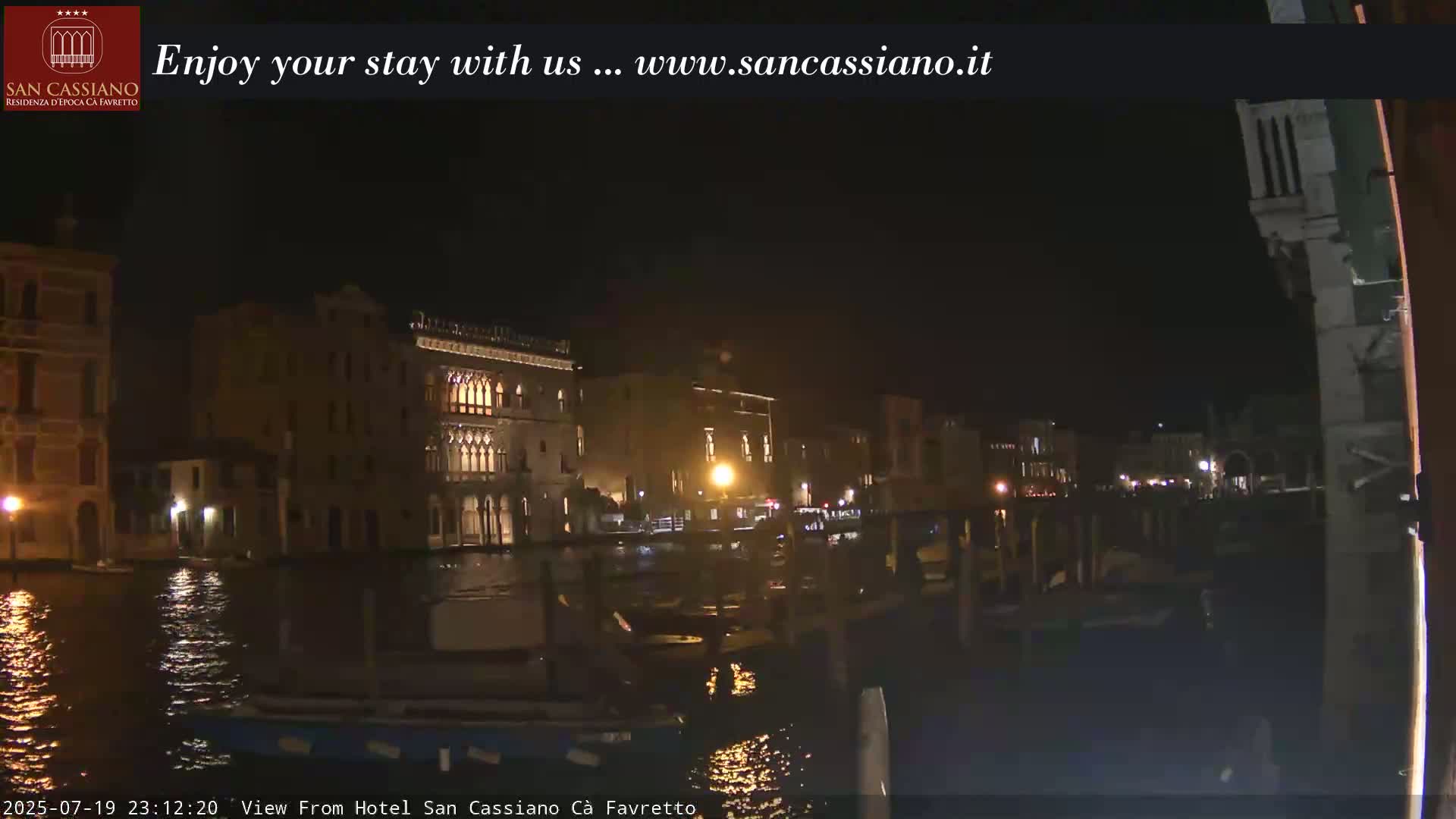 View of Grand Canal, Venice Live Cam - Venice, Veneto, Italy
