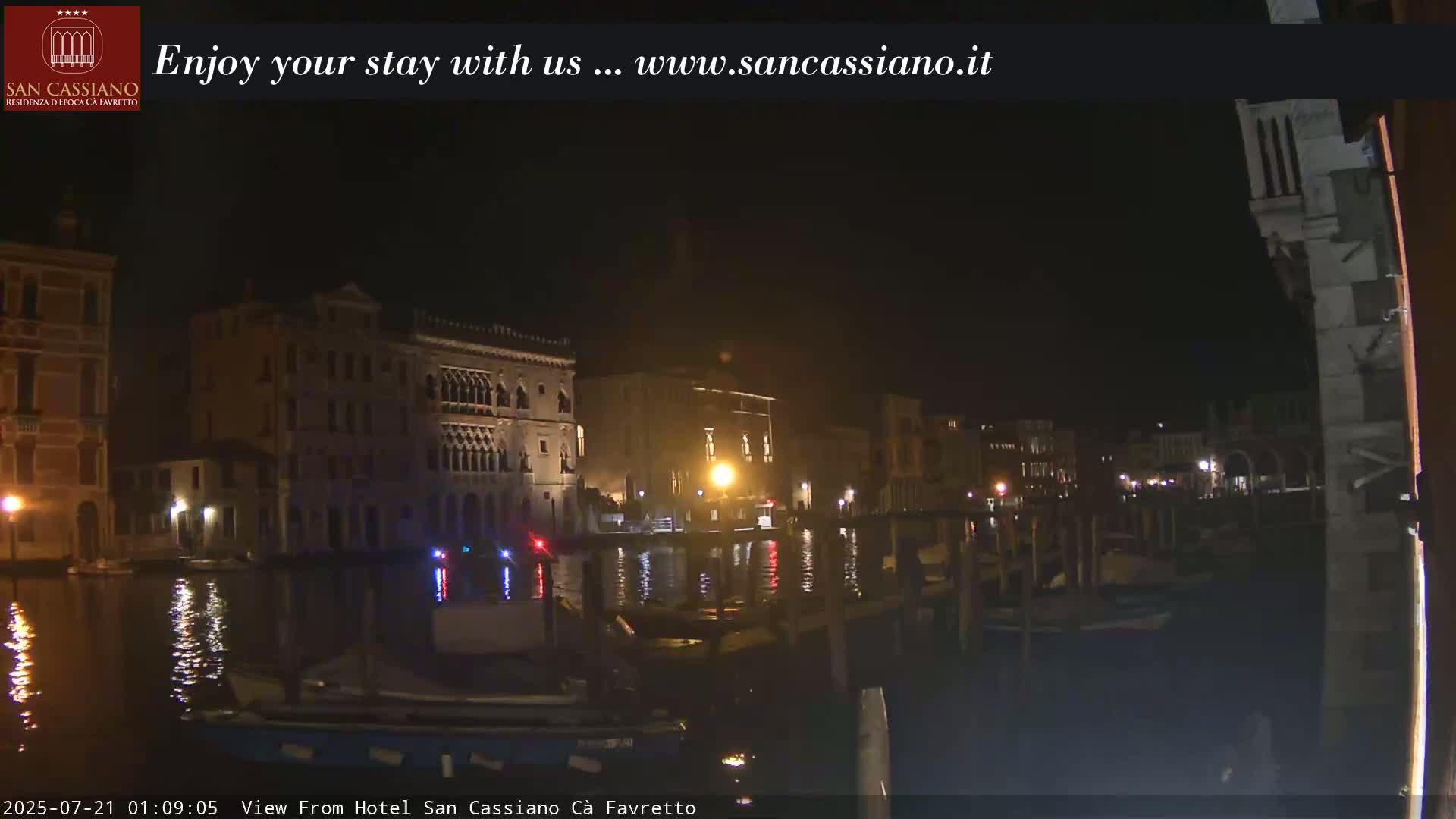 View of Grand Canal, Venice Live Cam - Venice, Veneto, Italy