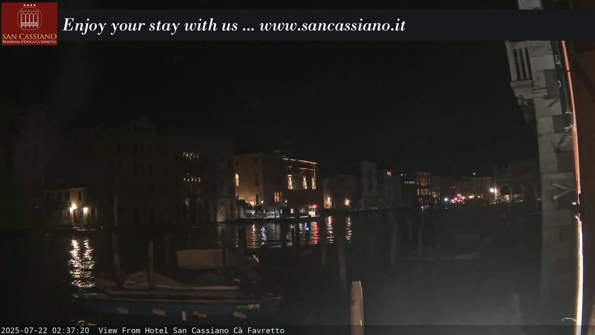 View of Grand Canal, Venice Live Cam - Venice, Veneto, Italy