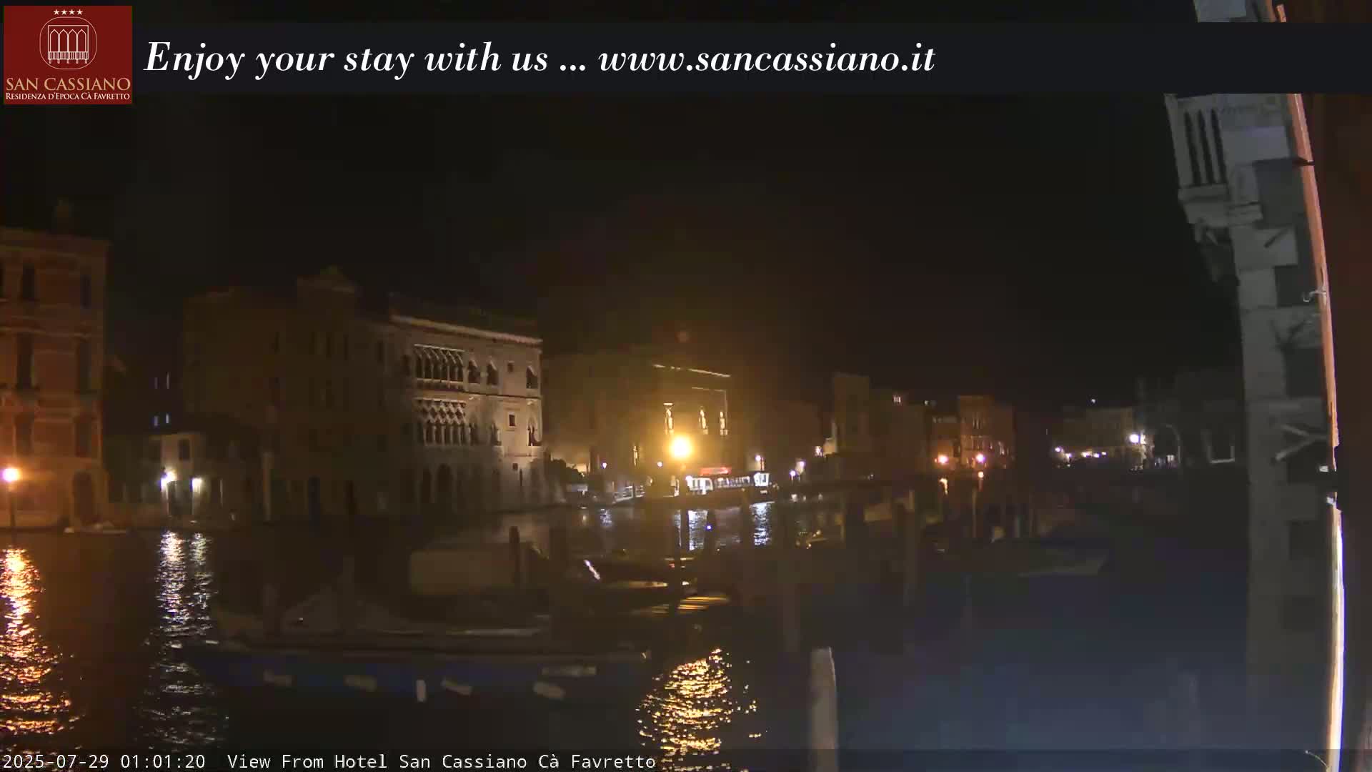 View of Grand Canal, Venice Live Cam - Venice, Veneto, Italy