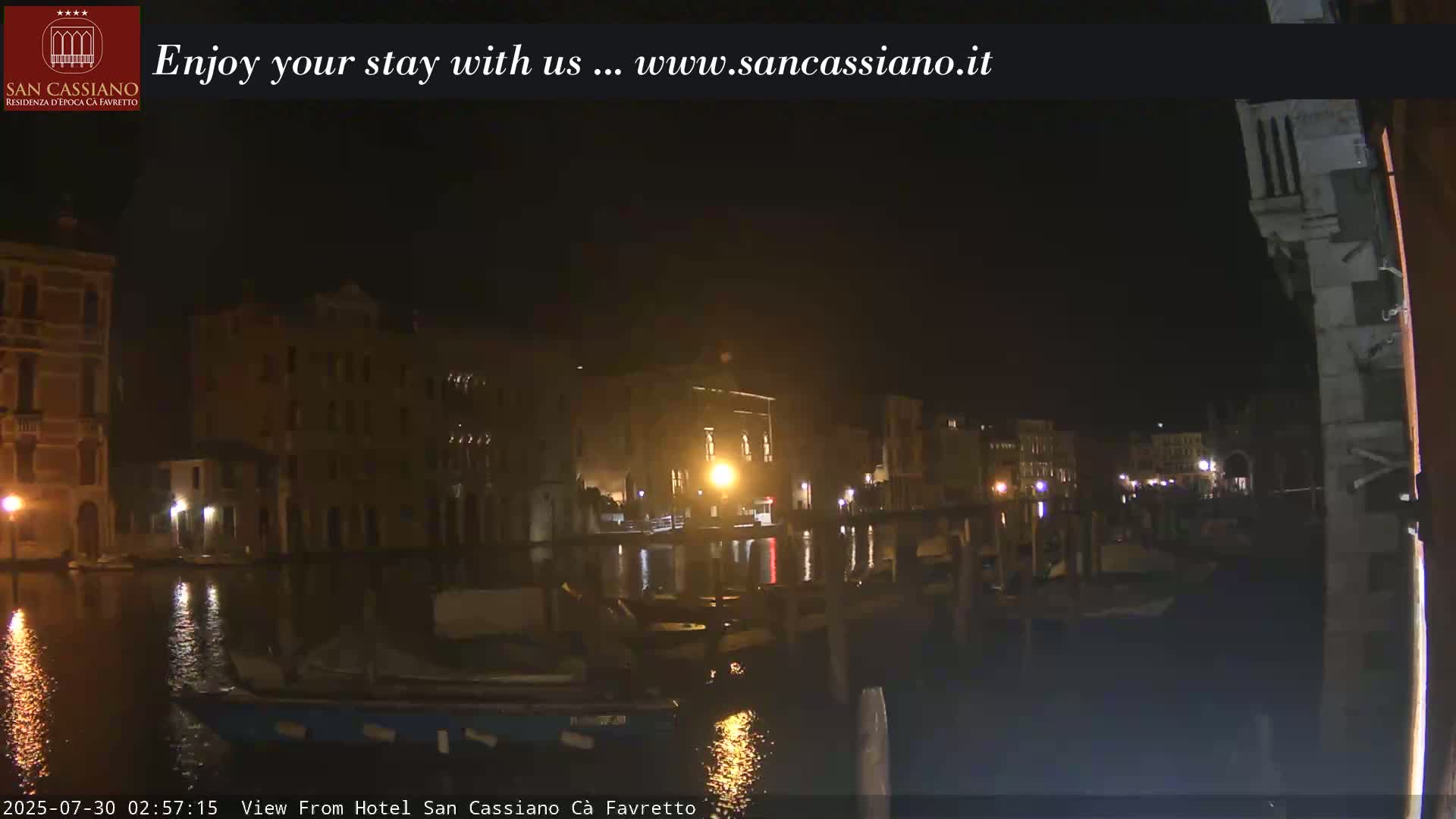 View of Grand Canal, Venice Live Cam - Venice, Veneto, Italy
