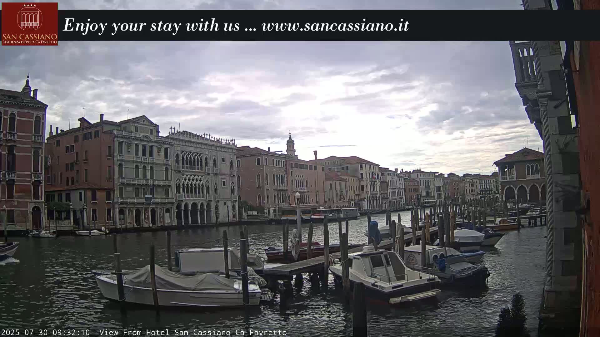 View of Grand Canal, Venice Live Cam - Venice, Veneto, Italy